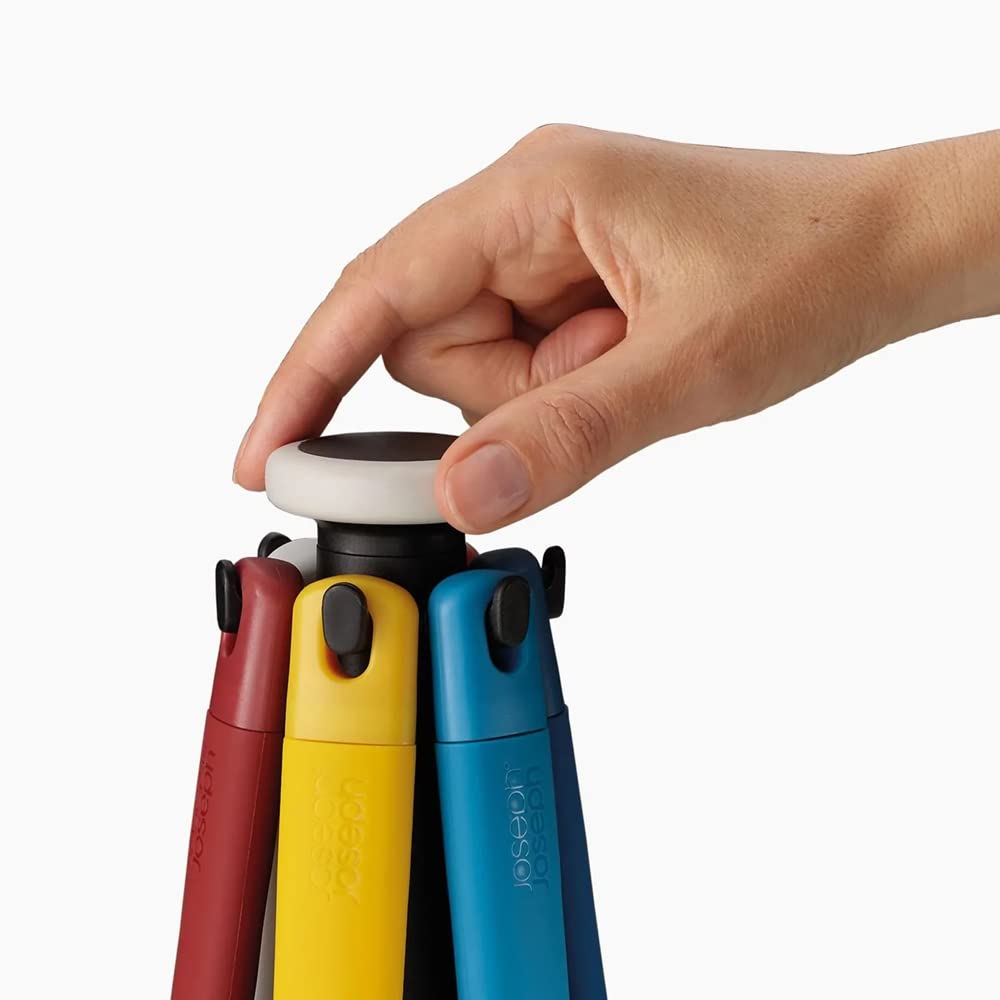 joseph-joseph-elevate-k-chenhelfer-set-6-teilig-mit-drehbarem-st-nder-ergonomisc image 3