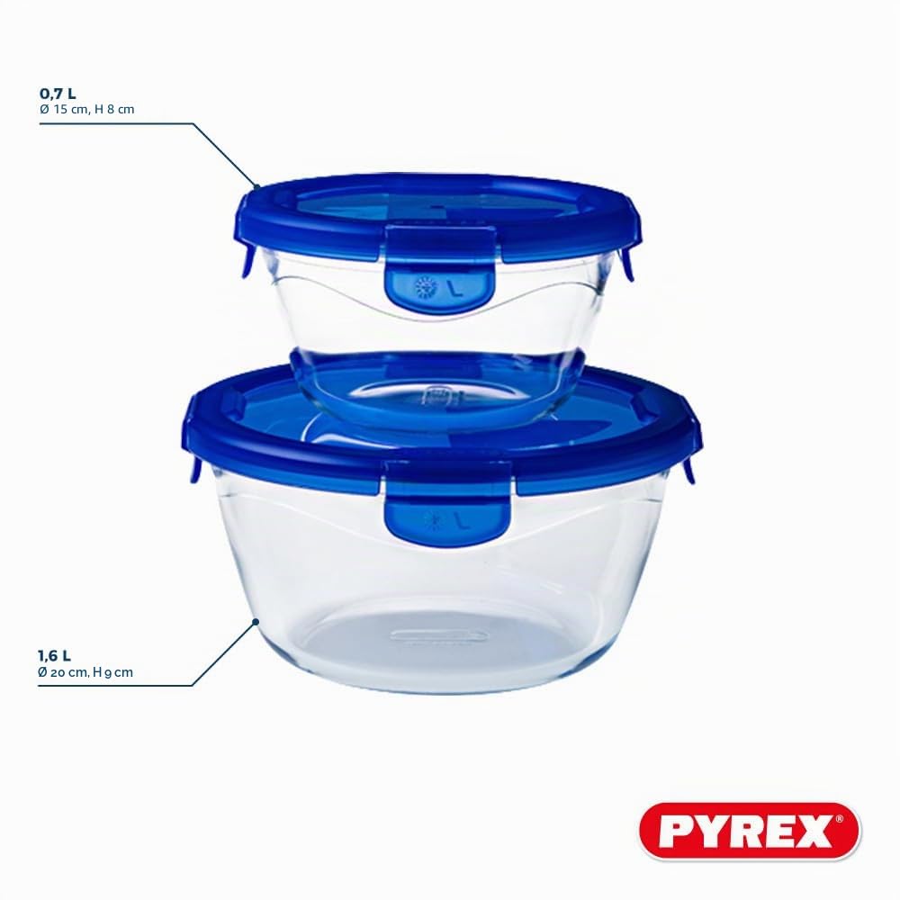 pyrex-cook-go-2er-set-runde-glas-lunchboxen-0-7-l-1-6-l-borosilikatglas-mit-luft image 3