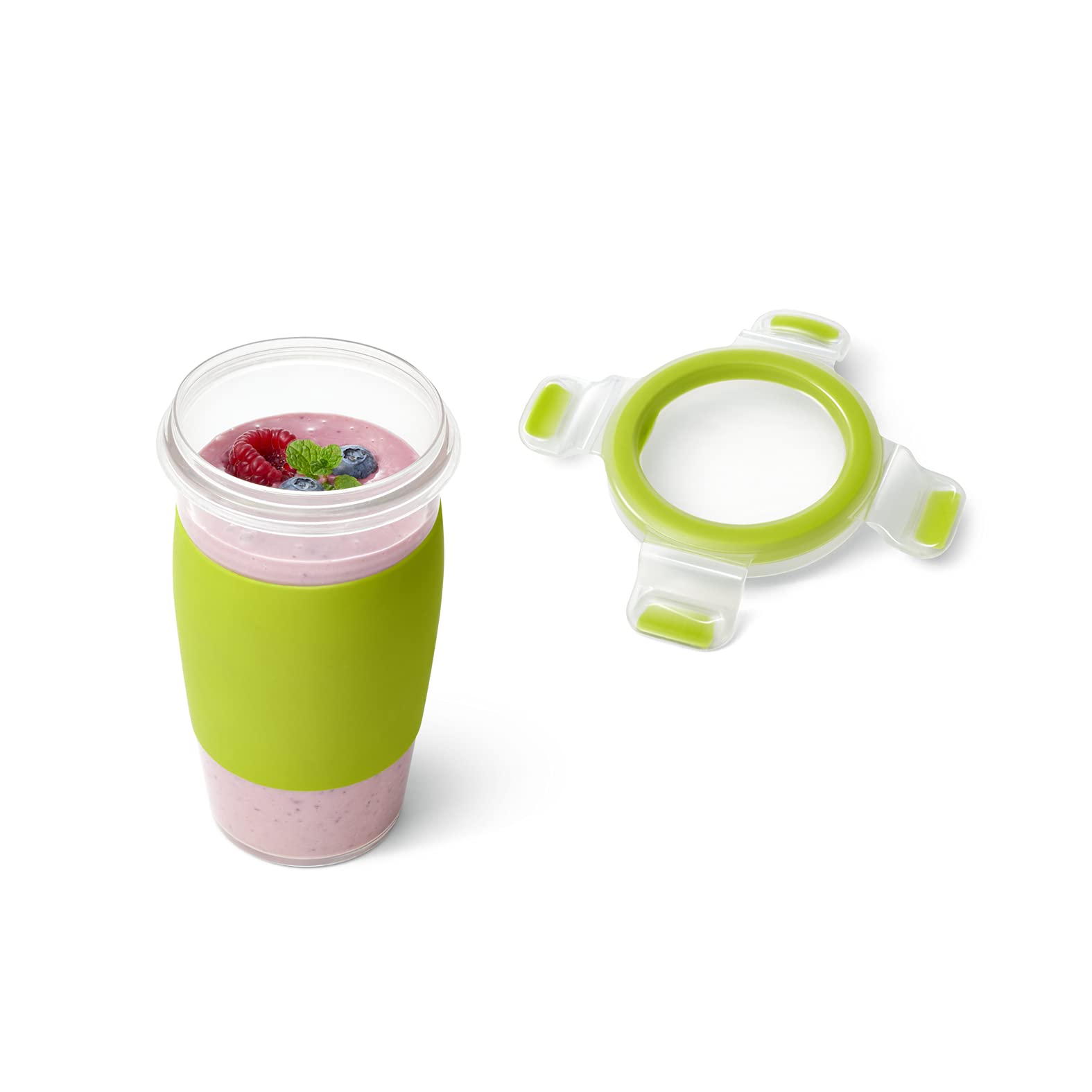 emsa-clip-go-smoothiebecher-0-45-l-rund-100-dicht-mit-frischedichtung-transparen image 2