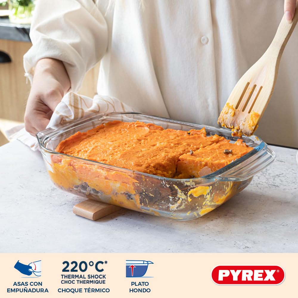 pyrex-essentials-lasagneteller-set-2-rechteckige-glasbackformen-35-x-23-cm-und-4 image 3