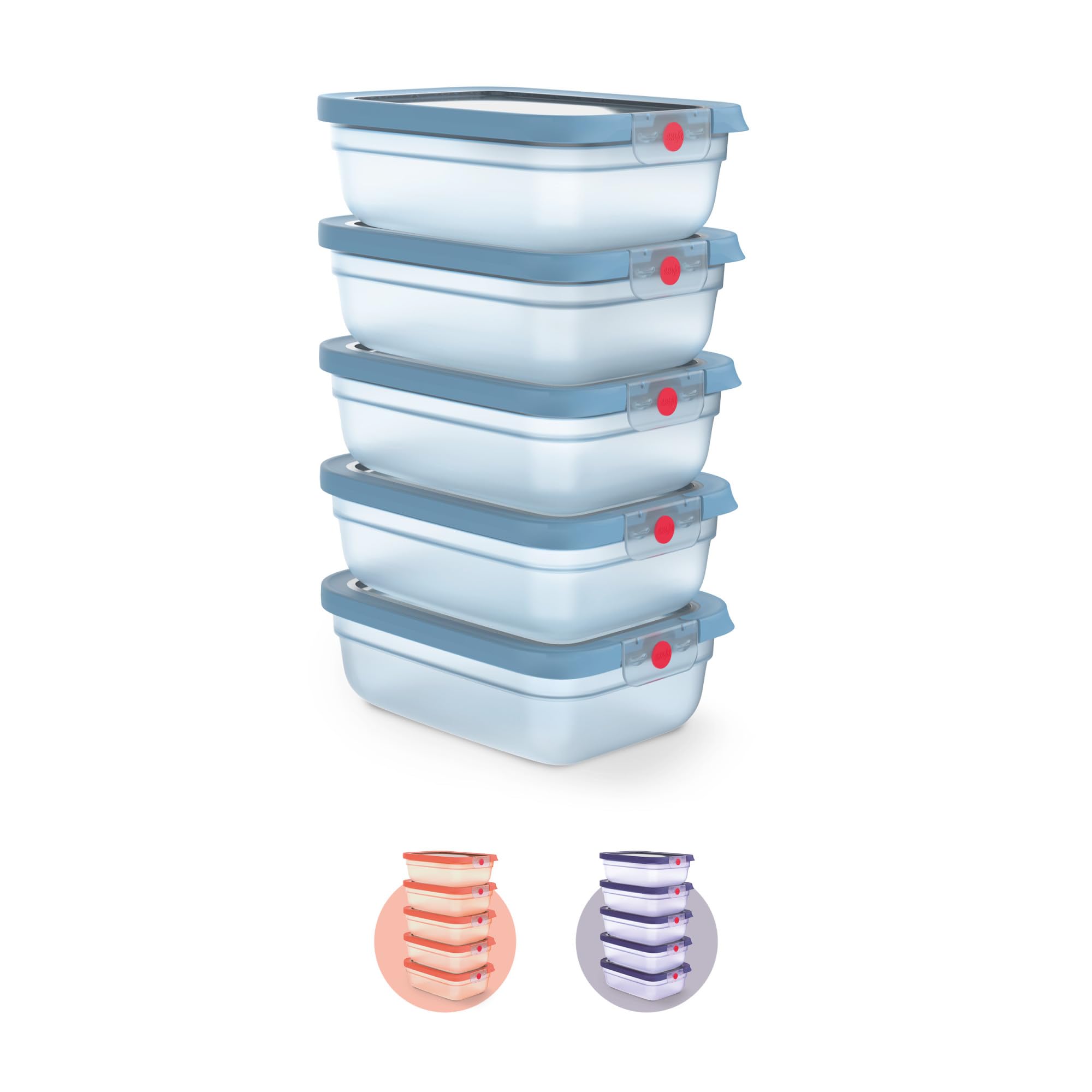 emsa-oneclick-vorratsdosen-meal-prep-set-5-1-2-l-100-auslaufsicher-h-lt-lebensmi image 2