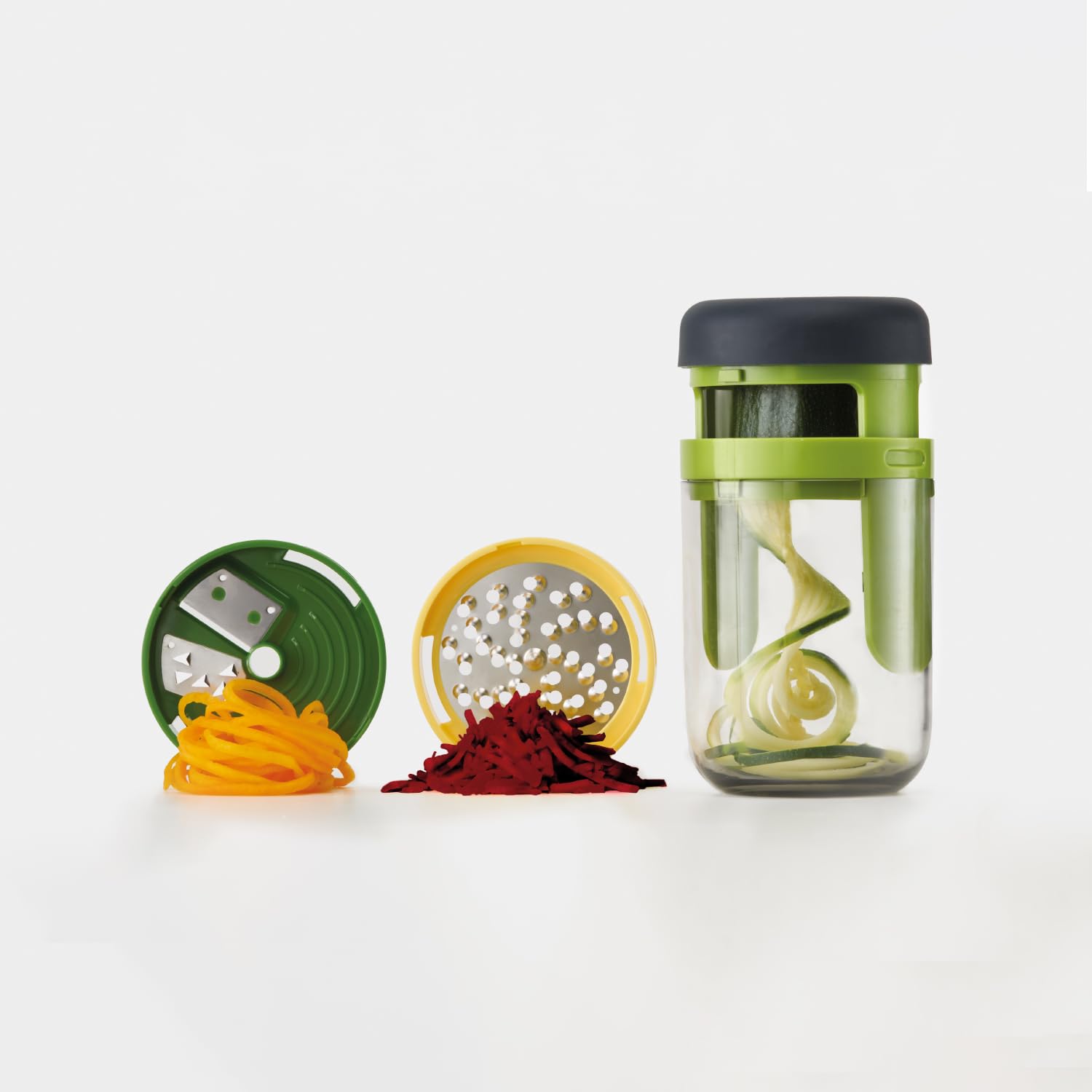 joseph-joseph-spiro-handheld-spiralizer-gem-seschneider-mit-2-klingen-grob-fein- image 2