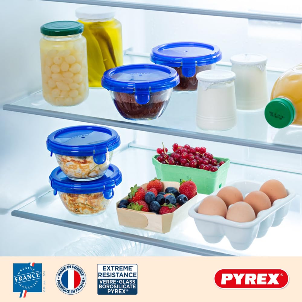 pyrex-cook-go-5er-set-runde-vorratsgl-ser-0-2-l-mit-blauem-luftdichten-deckel-bo image 4