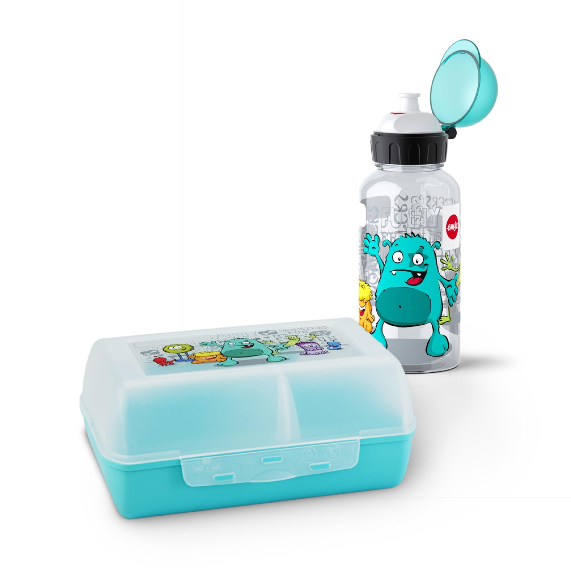 emsa-518137-kids-set-princess-trinkflasche-400-ml-tritan-100-auslaufsicher-brotd image 6