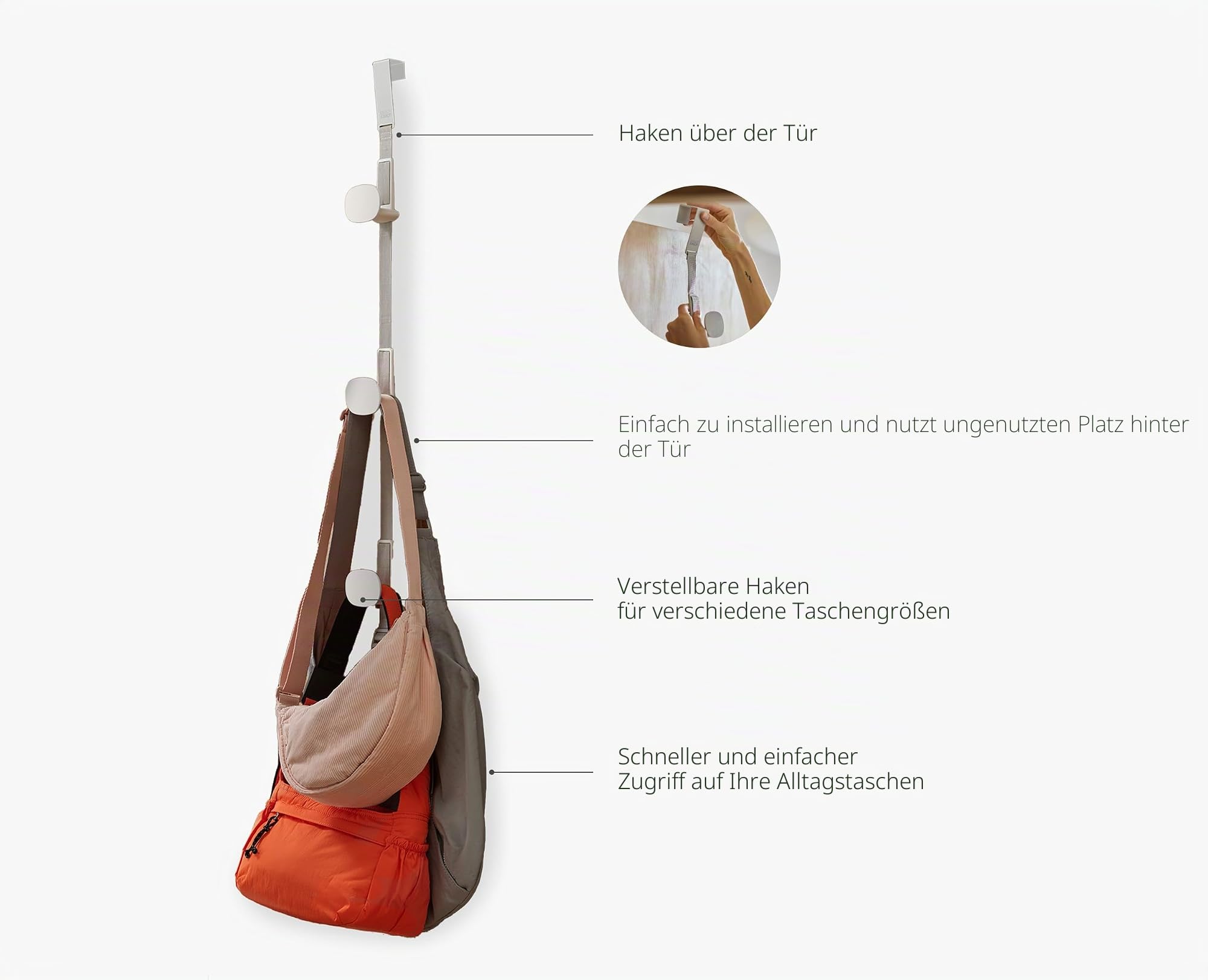 joseph-joseph-orderly-t-r-handtaschen-organizer-verstellbare-taschen-aufbewahrun image 5