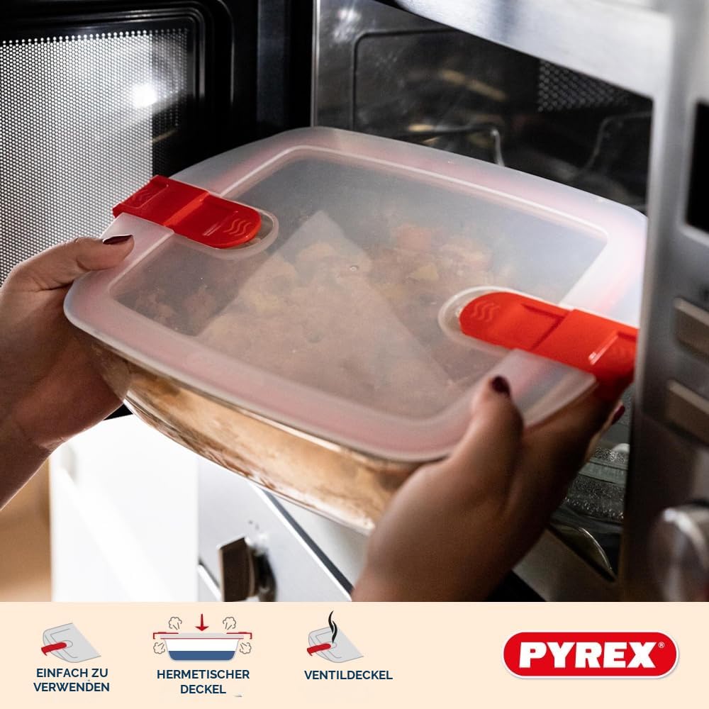 pyrex-cook-heat-9-teiliges-glasgeschirr-set-mit-luftdichten-deckeln-mikrowelleng image 3