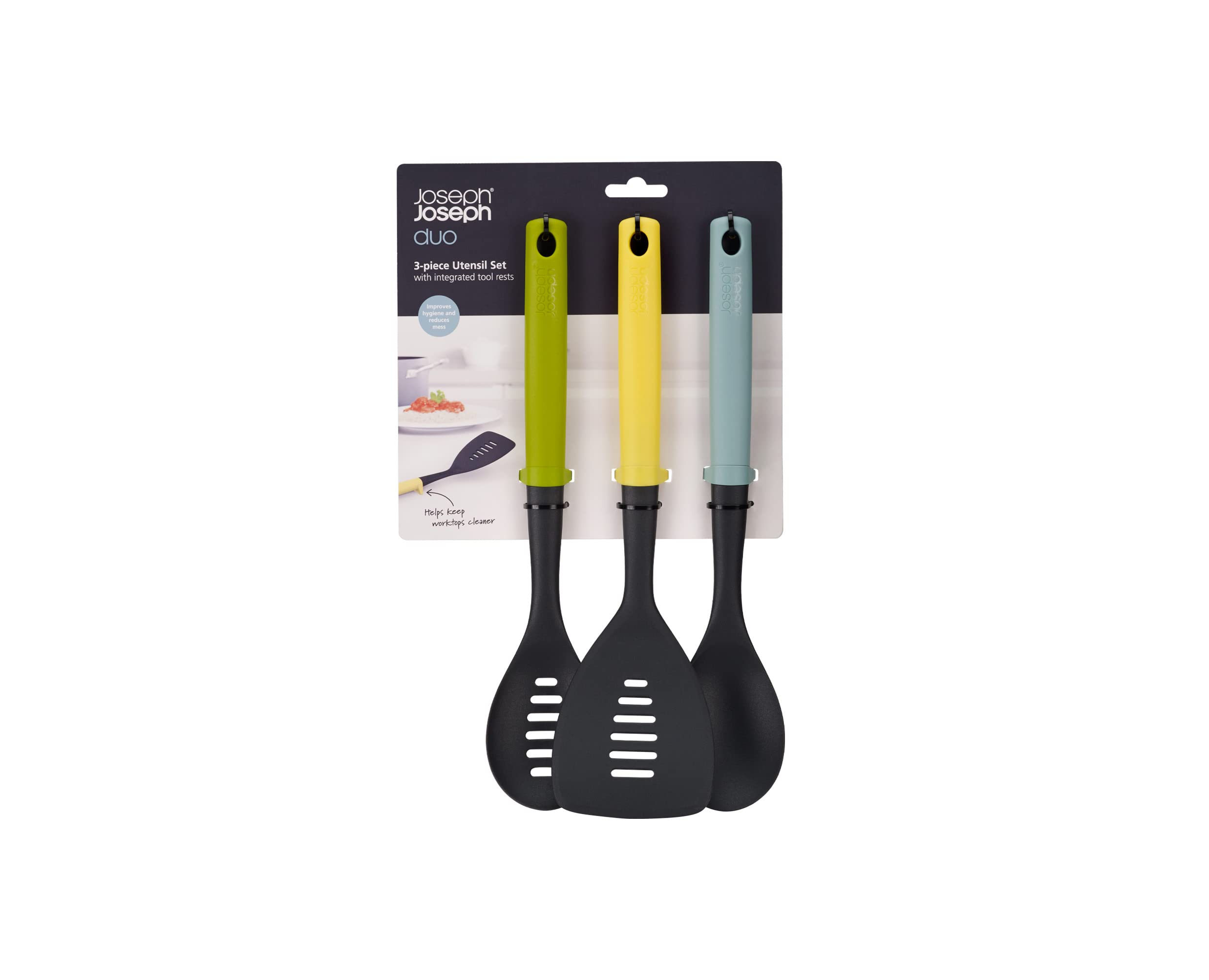 joseph-joseph-duo-3-teiliges-utensilienset-mit-integrierter-werkzeugablage-hitze image 2