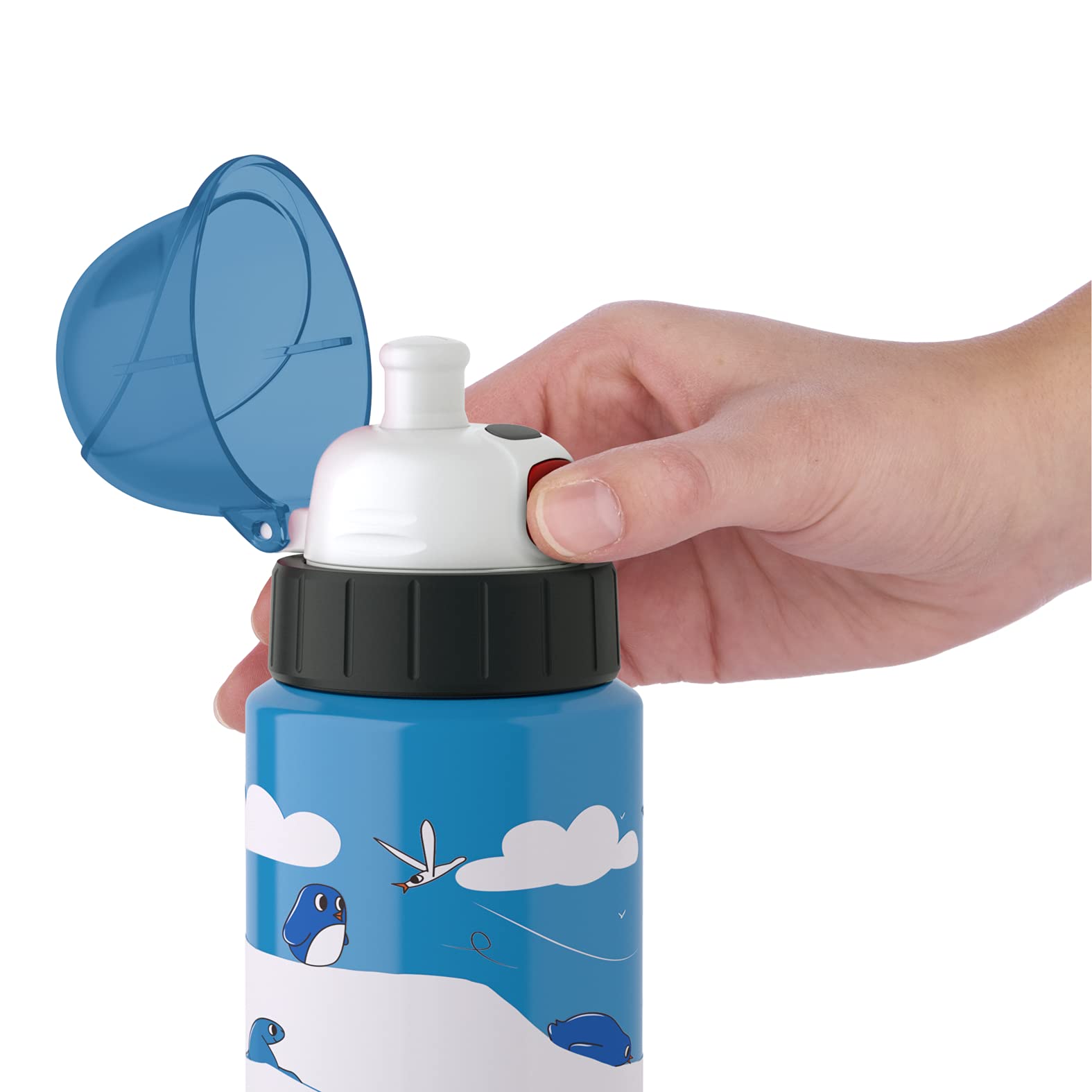 emsa-drink2go-light-steel-trinkflasche-0-4-l-edelstahl-auto-close-verschluss-100 image 2