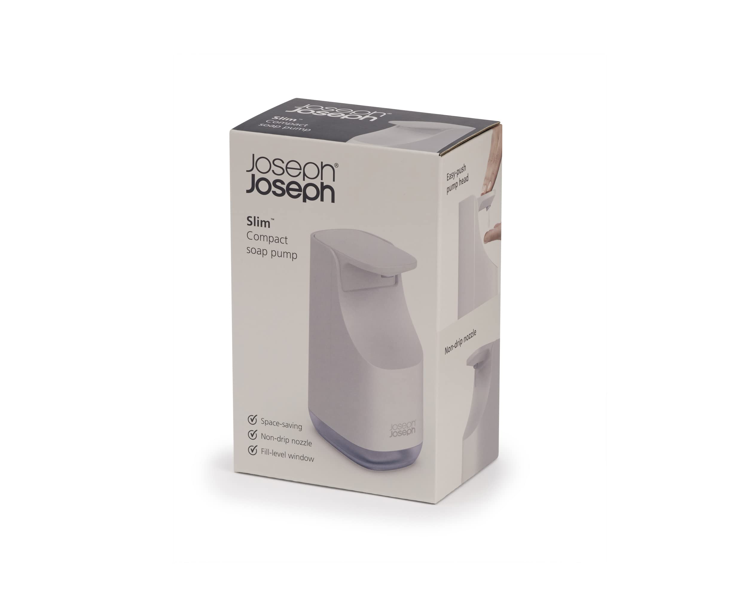 joseph-joseph-slim-kompakter-schmaler-seifenspender-350-ml-nachf-llbar-mit-tropf image 3