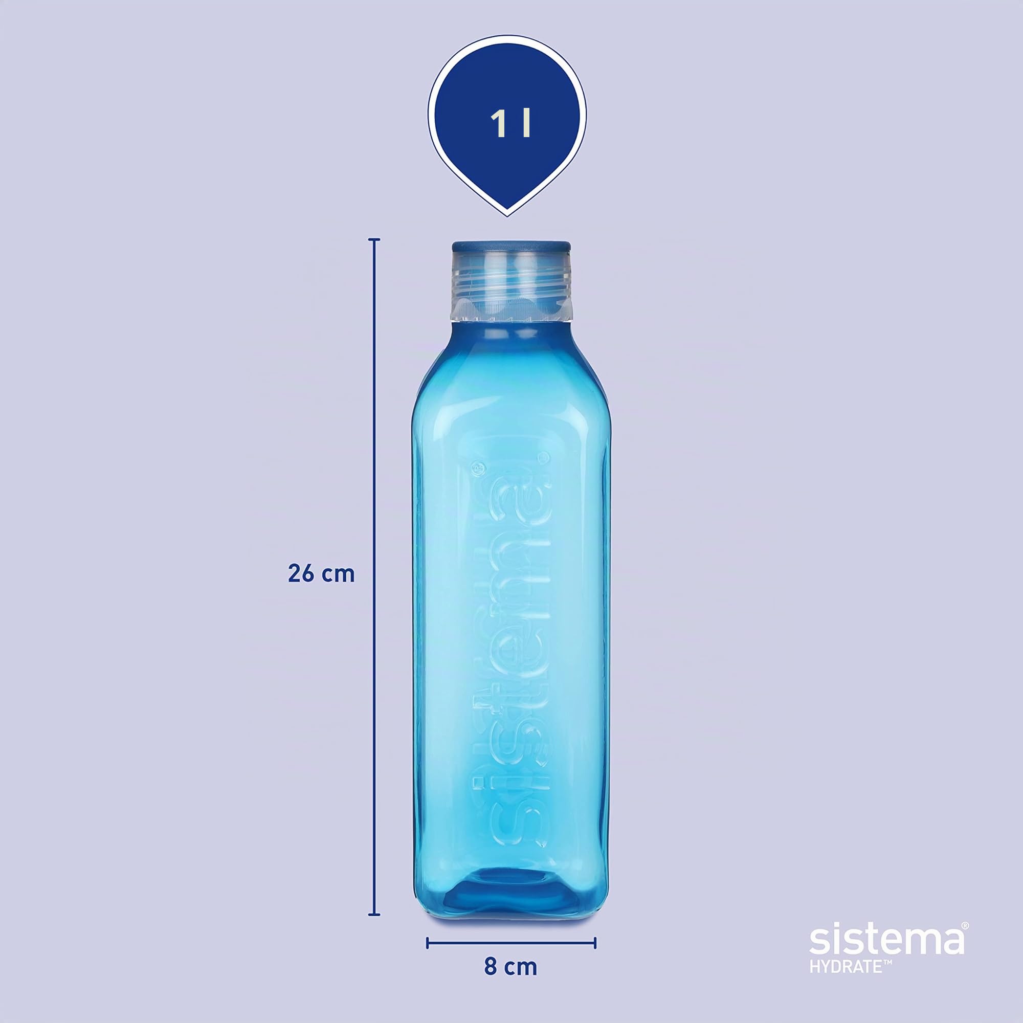 sistema-square-trinkflasche-1-liter-2er-set-bpa-freies-tritan-dichter-schraubdec image 7