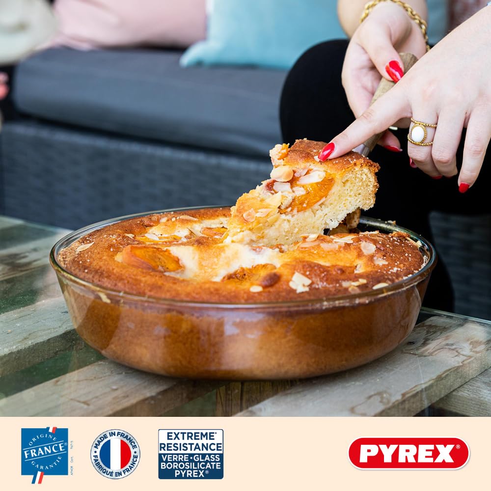 pyrex-bake-enjoy-backform-set-2-teilig-aus-borosilikatglas-28-cm-glasplatte-26-c image 5