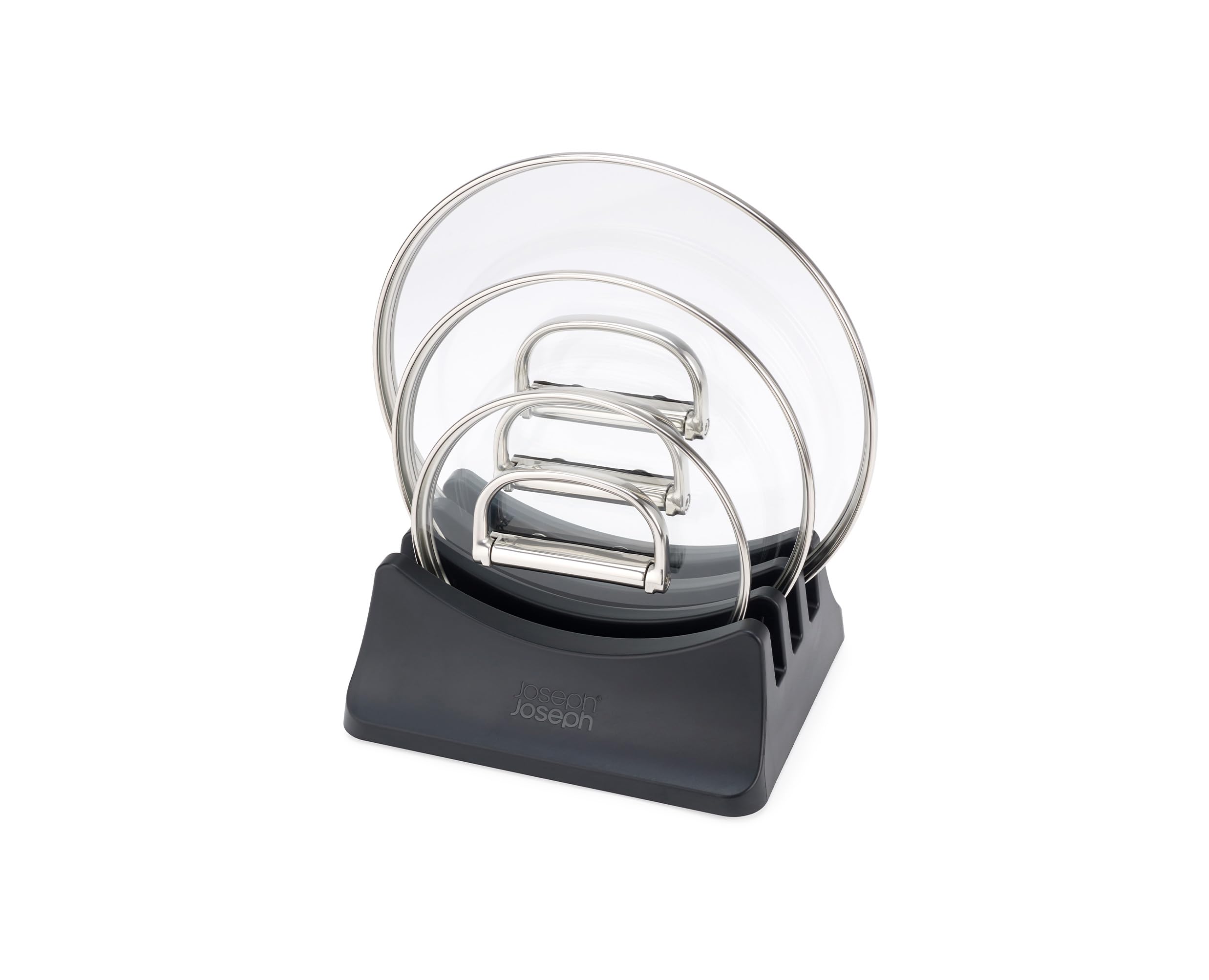 joseph-joseph-space-deckelhalter-f-r-3-topfdeckel-rutschfester-deckelst-nder-pla image 1