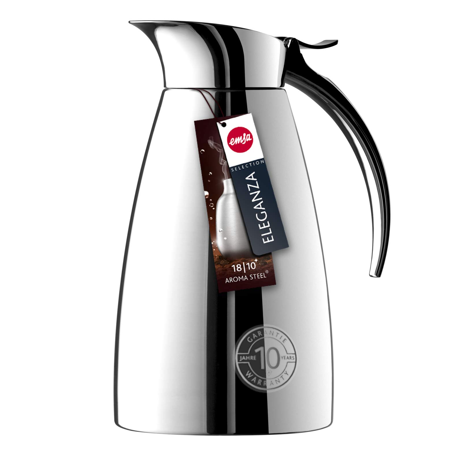 emsa-eleganza-isolierkanne-edelstahl-1l-thermoskanne-mit-easy-open-verschluss-12 image 4