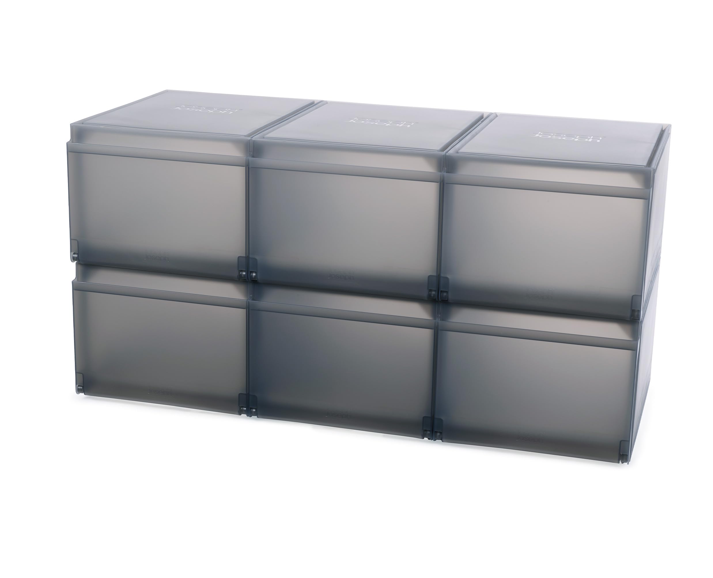 joseph-joseph-shoecase-premium-schuhaufbewahrungsbox-6er-pack-mit-klappt-r-staub image 2