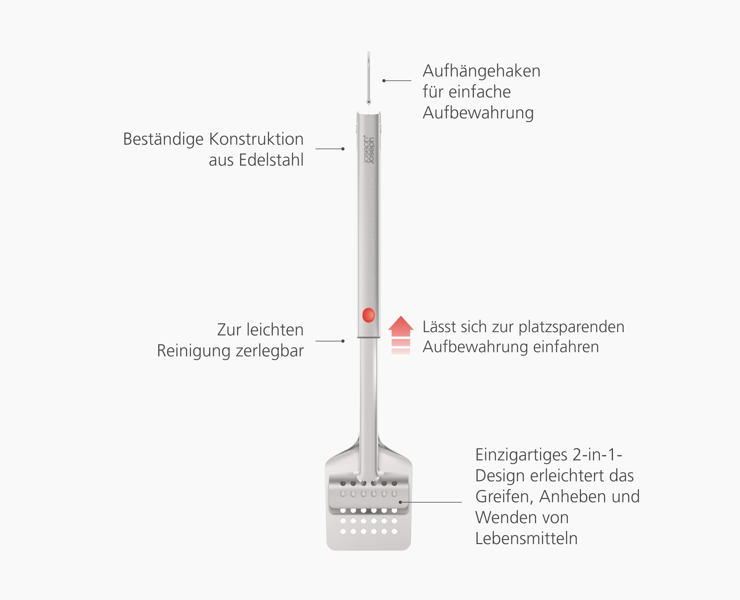 joseph-joseph-grillout-bbq-wender-zange-2-in-1-grillzange-mit-teleskopkopf-robus image 4