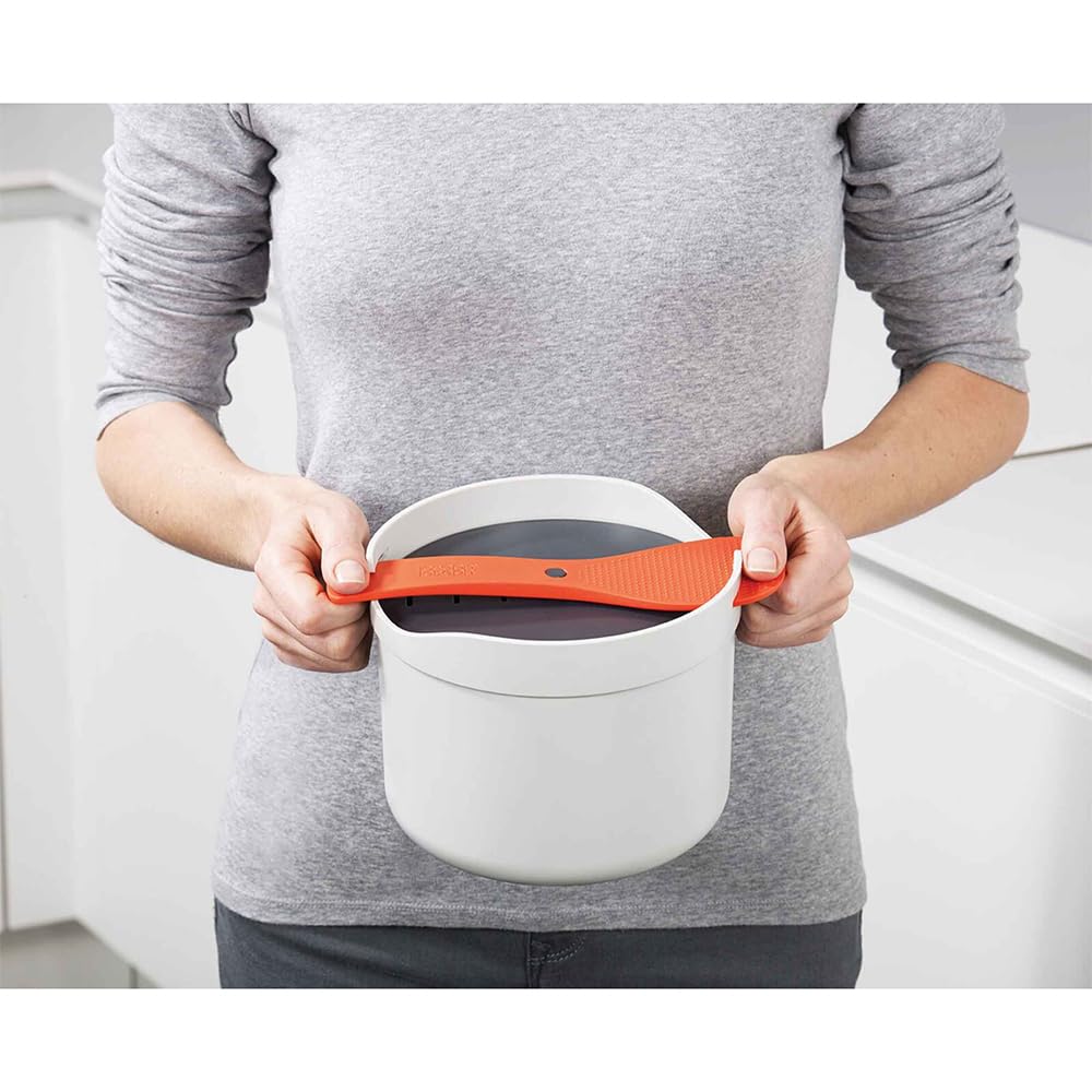 joseph-joseph-m-cuisine-mikrowellen-reis-und-getreidekocher-dampfgarer-2-liter-s image 6