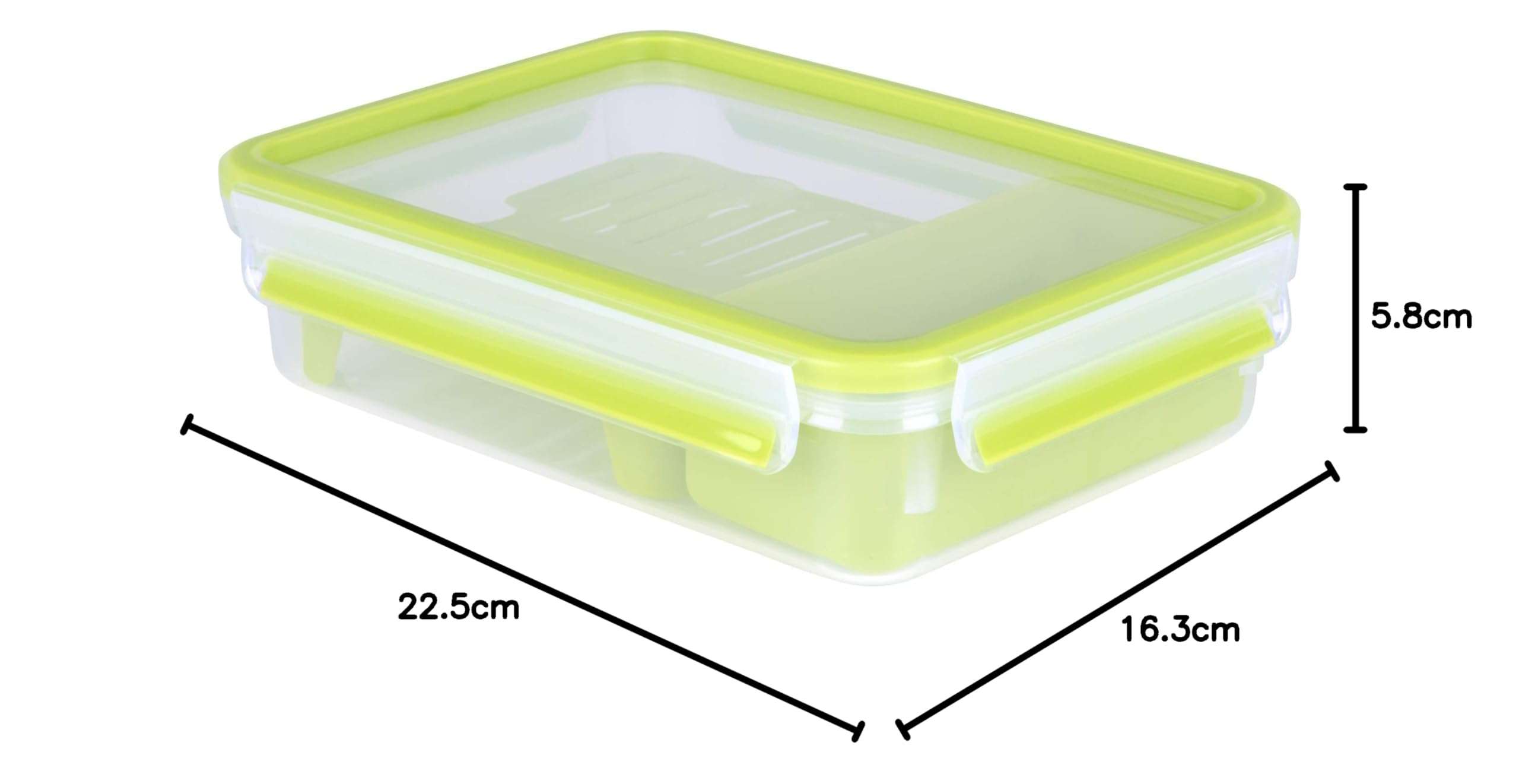 emsa-clip-go-lunchbox-1-2-l-brotdose-100-dicht-mit-gittereinsatz-2-ebene-und-sna image 7