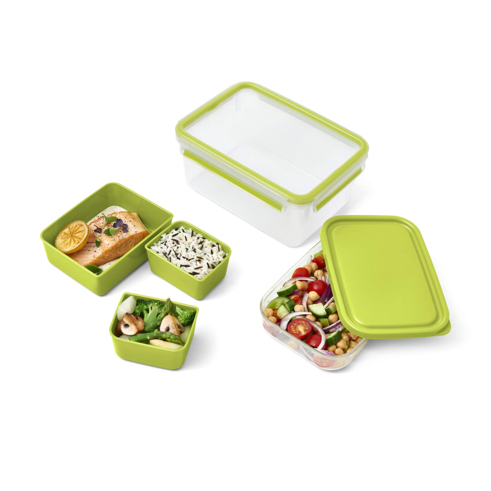 emsa-clip-go-lunchbox-n10716-2-2-l-brotdose-mit-3-eins-tzen-100-dicht-mit-frisch image 4