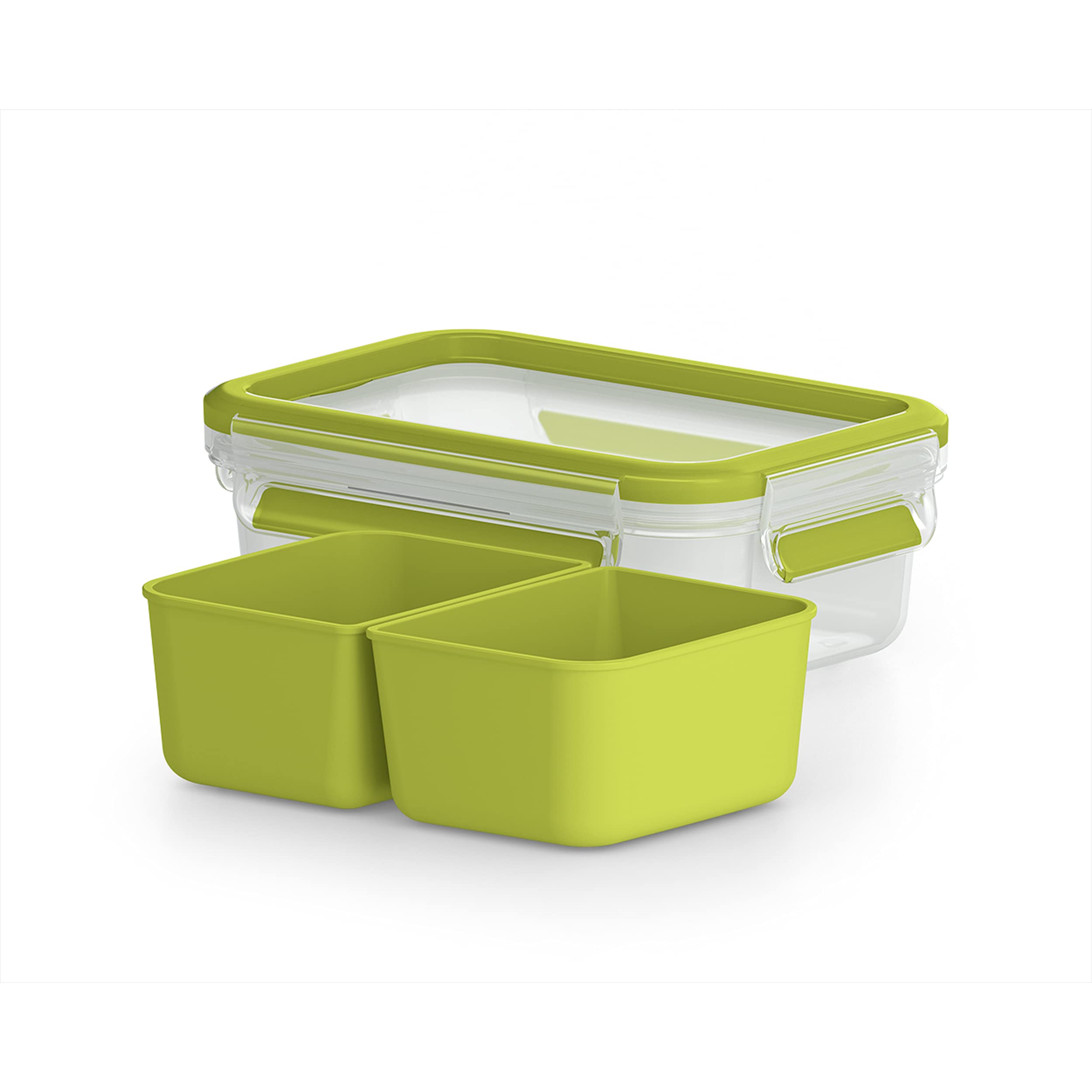 emsa-clip-go-lunchbox-0-55-l-brotdose-mit-2-eins-tzen-und-deckel-100-dicht-trans image 2