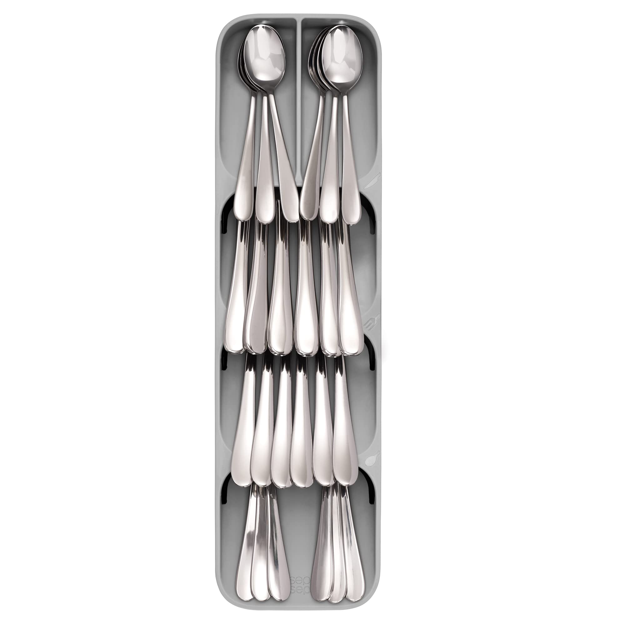 joseph-joseph-drawerstore-kompakter-besteckkasten-f-r-k-chenschubladen-grau image 2