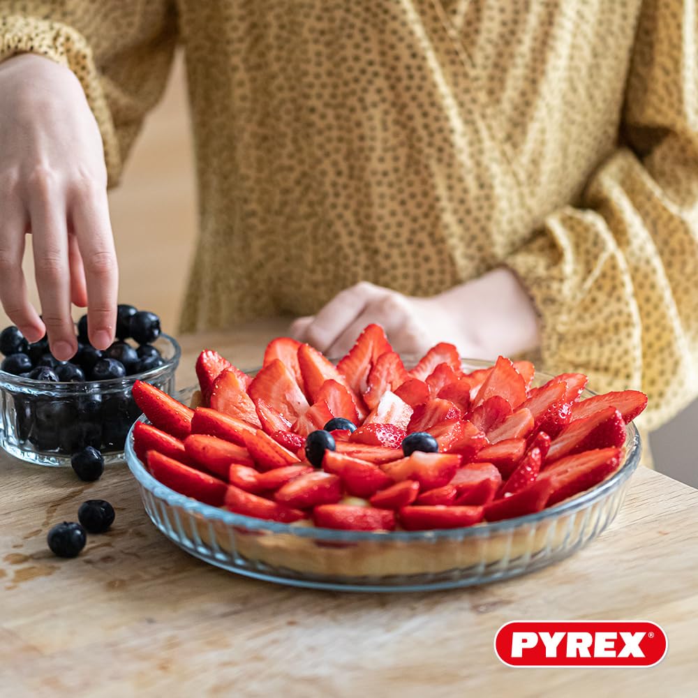 pyrex-bake-enjoy-backform-set-2-teilig-aus-borosilikatglas-28-cm-glasplatte-26-c image 8