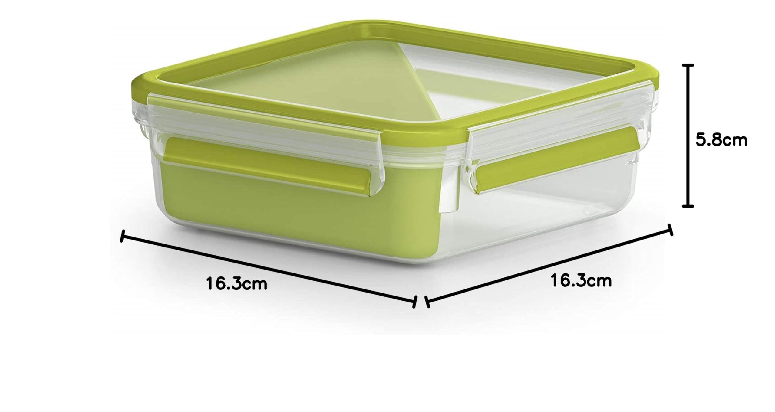 emsa-clip-go-lunchbox-0-85-l-100-dichte-brotdose-mit-eck-einsatz-transparent-hel image 8