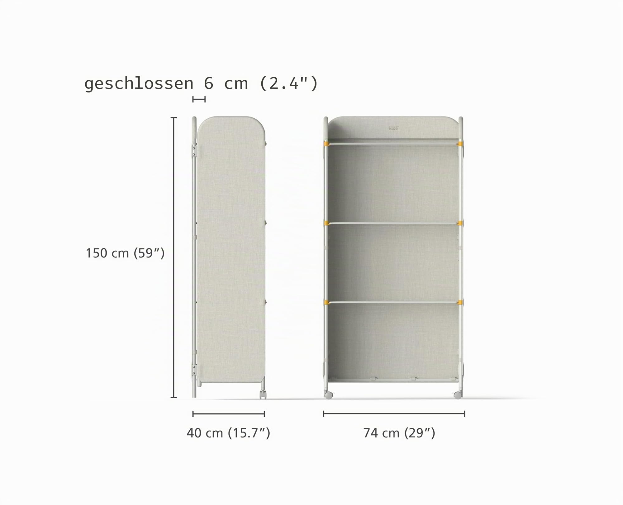 joseph-joseph-eclipse-3-stufiges-verstellbares-w-sche-trockengestell-mit-integri image 4