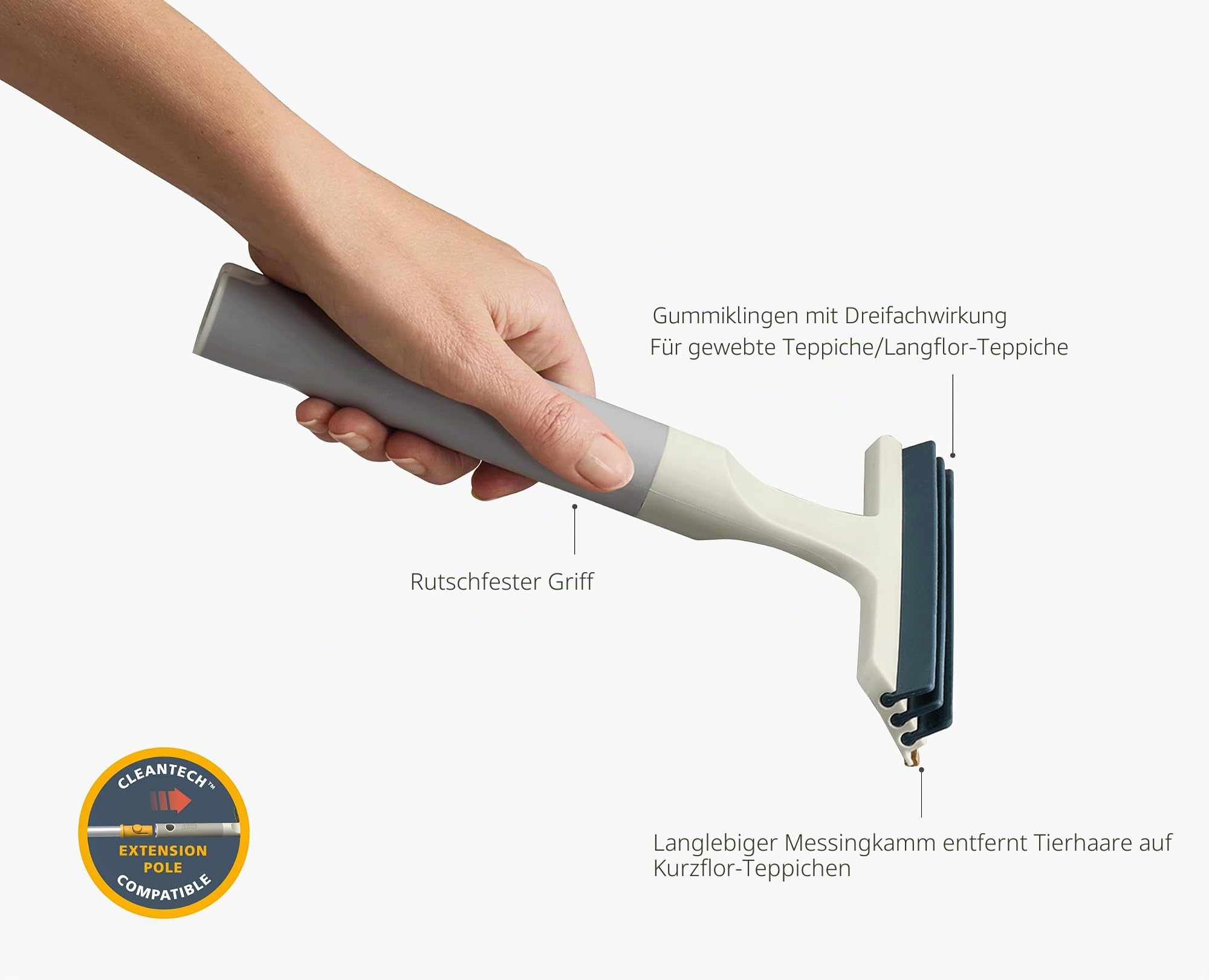 joseph-joseph-cleantech-teppichharke-2-in-1-tierhaarentferner-f-r-teppiche-ecken image 5