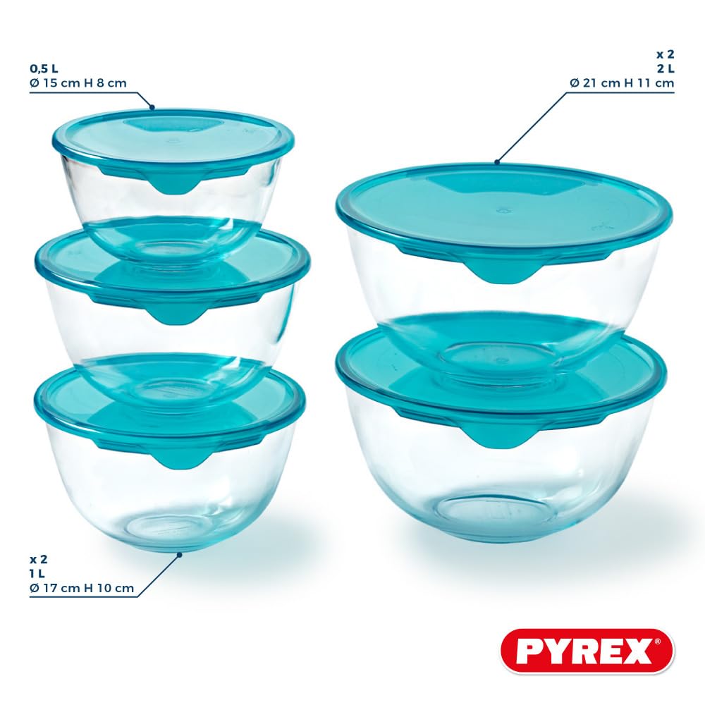 pyrex-5-teiliges-salatsch-sseln-set-aus-borosilikatglas-mit-3-deckeln-0-5-l-2-1- image 3