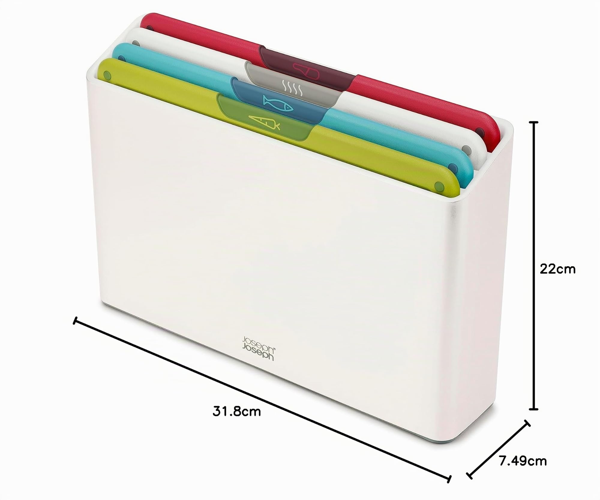 joseph-joseph-folio-icon-4-teiliges-schneidebrett-set-mit-aufbewahrungsbox-rutsc image 7