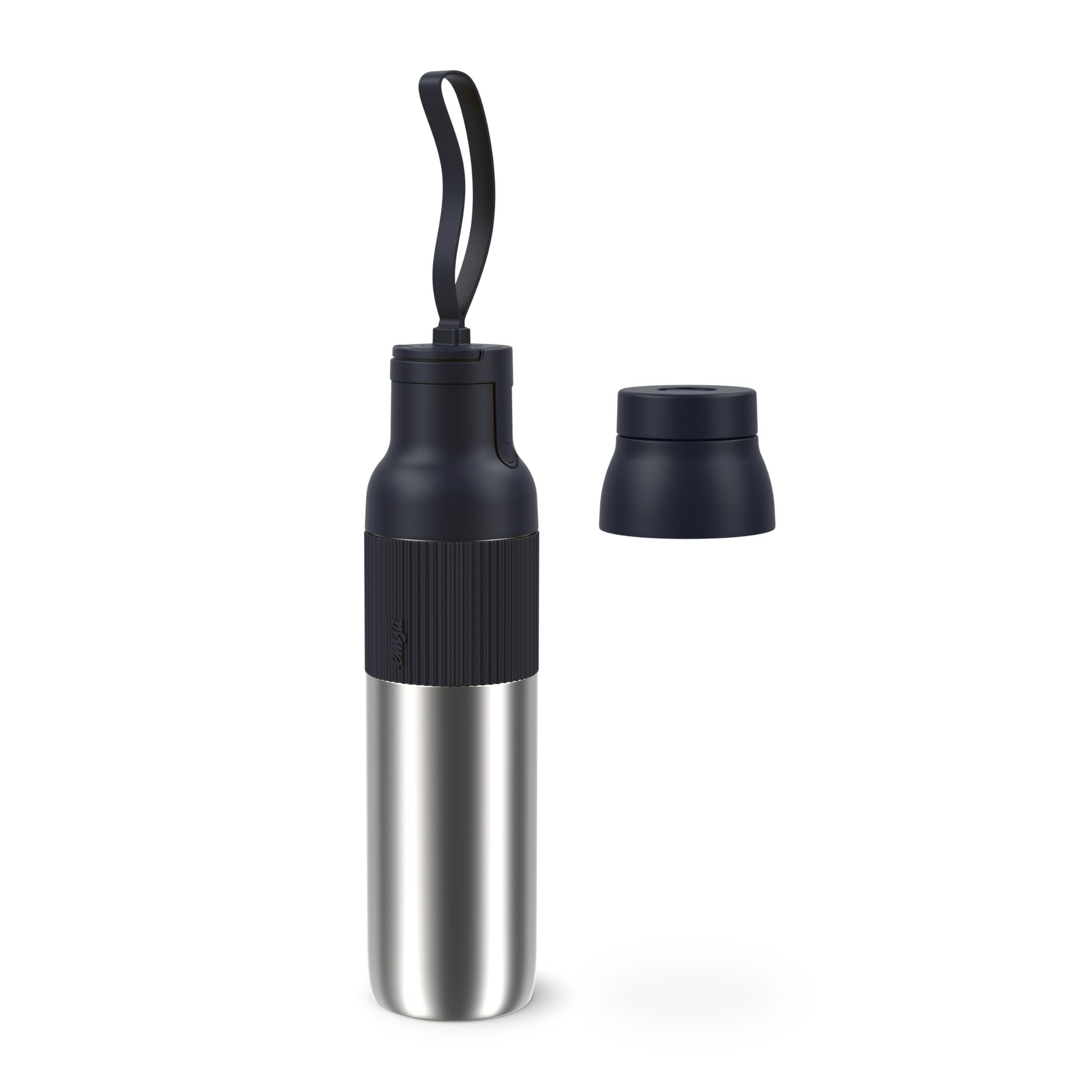emsa-oneclick-beyou-hydration-set-flip-trinkflasche-0-7-l-mit-servierbecher-100- image 1