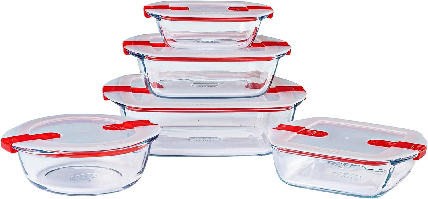 pyrex-cook-heat-5-teiliges-glasbeh-lter-set-mit-luftdichten-deckeln-borosilikatg image 1