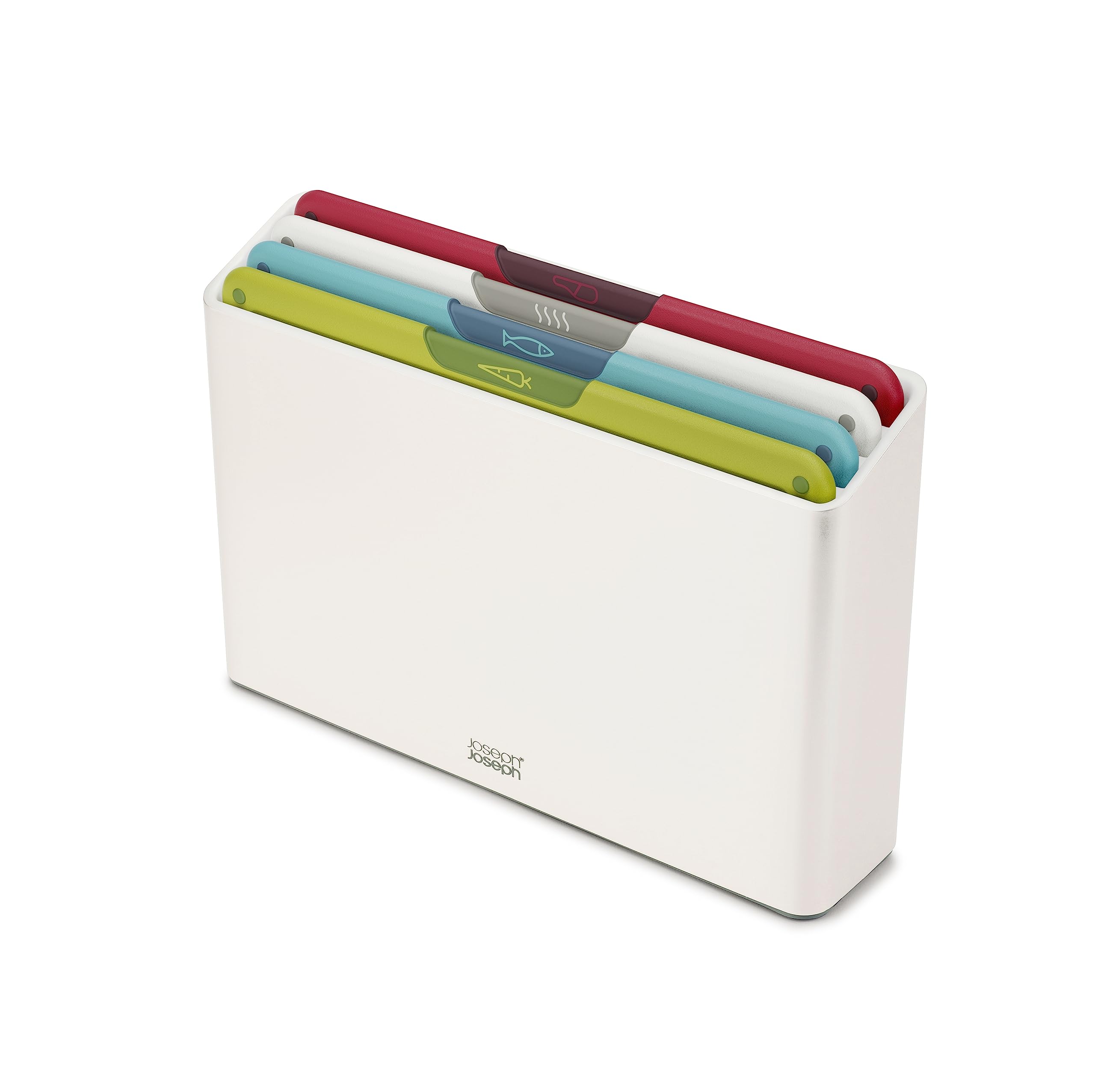 joseph-joseph-folio-icon-4-teiliges-schneidebrett-set-mit-aufbewahrungsbox-rutsc image 1