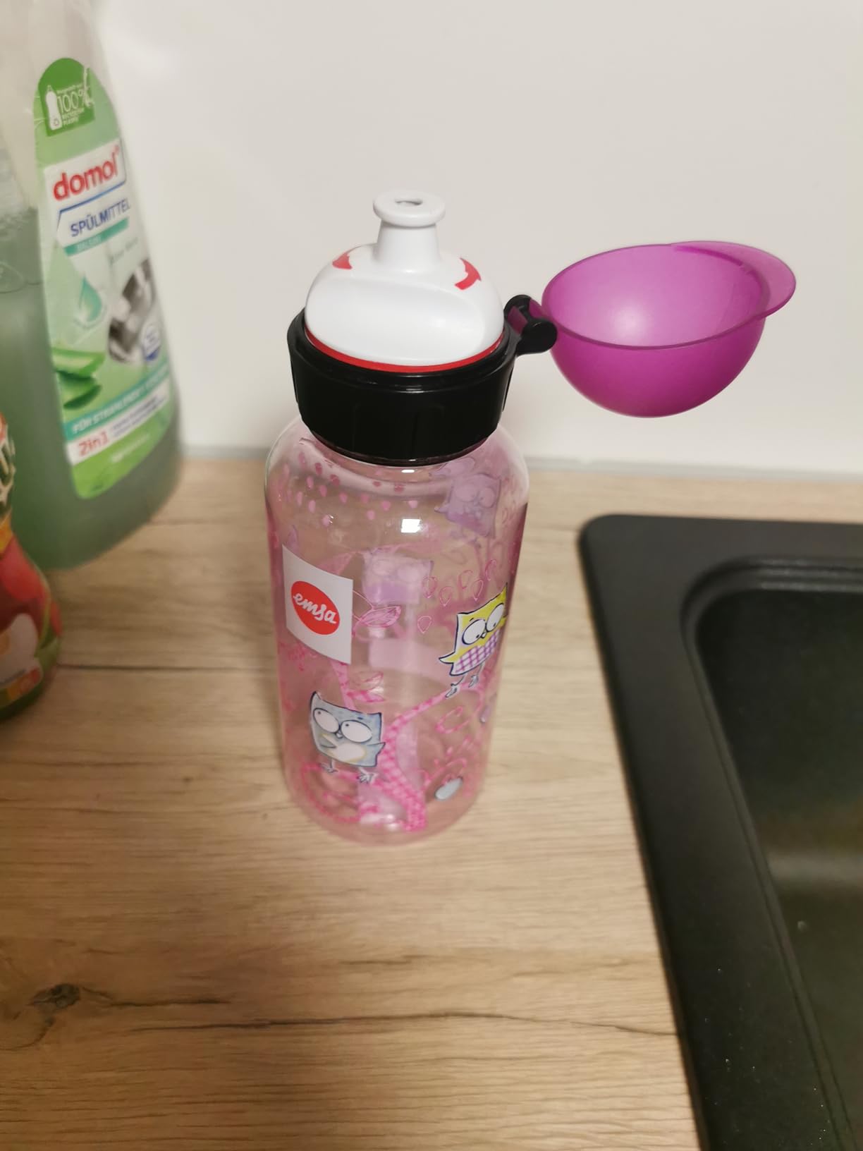 Endlich eine Flasche, die nicht ausläuft