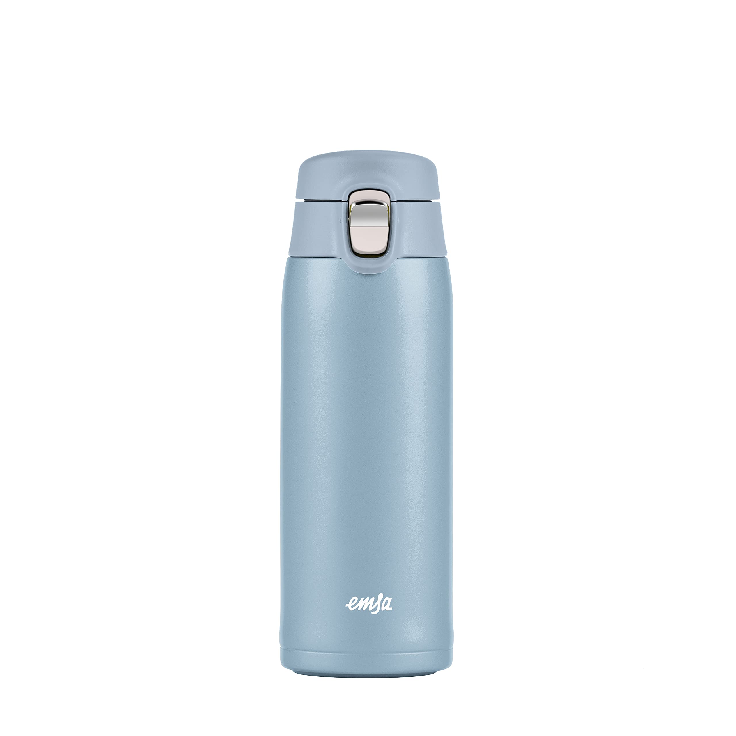 emsa-travel-mug-light-n21518-isolierbecher-aus-edelstahl-0-4-liter-klappverschlu image 1
