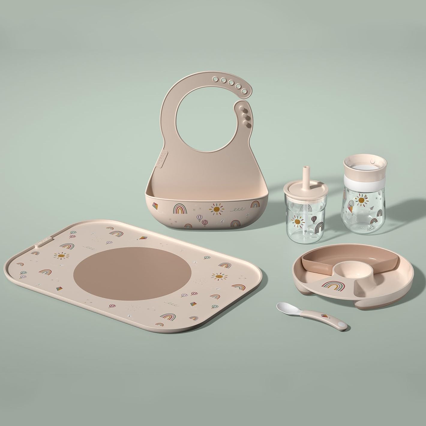 mepal-mio-lernl-ffel-2er-set-mit-h-lle-baby-und-kleinkind-lernbesteck-ab-6-monat image 6