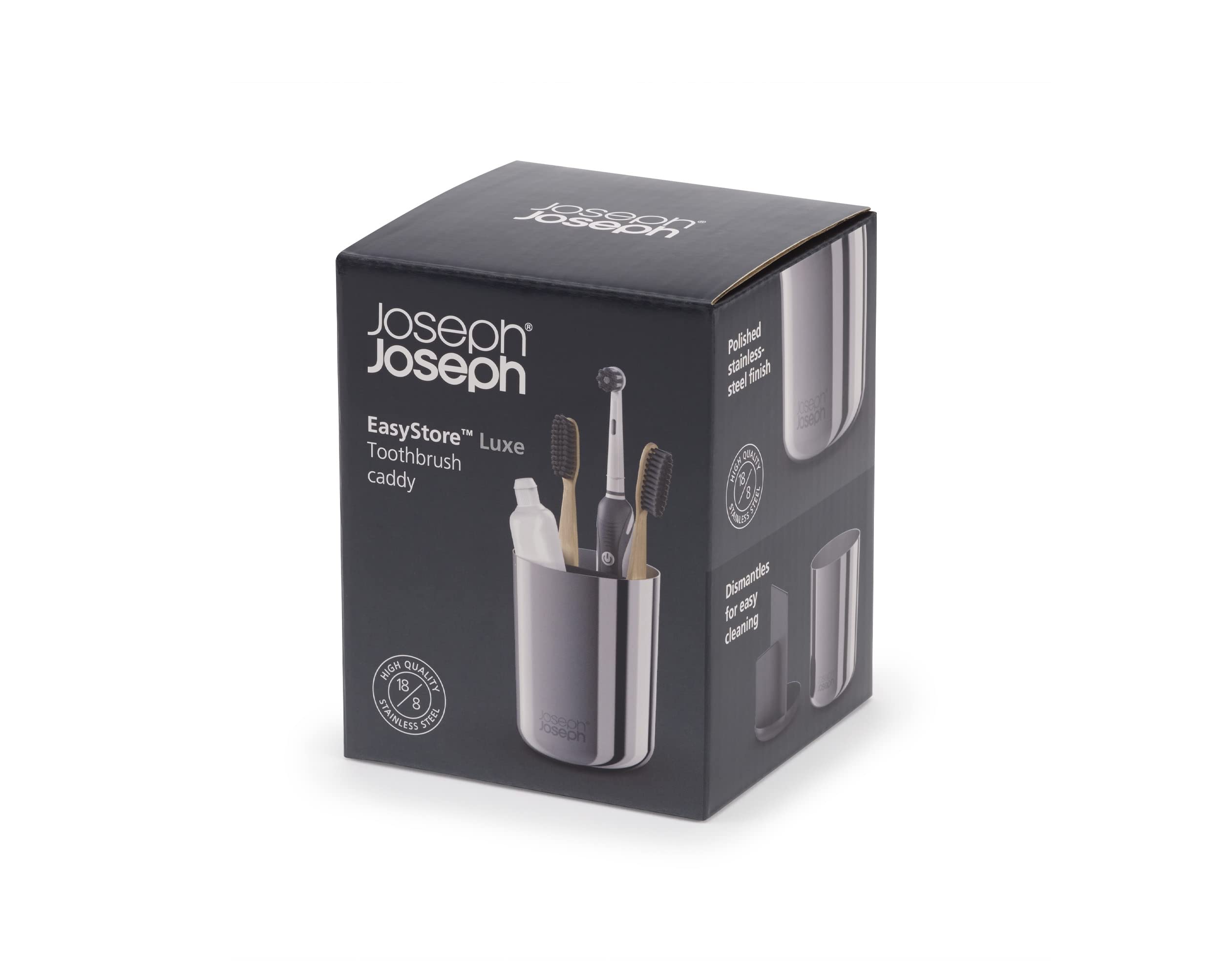 joseph-joseph-easystore-zahnb-rstenhalter-caddy-edelstahl-badezimmer-aufbewahrun image 4
