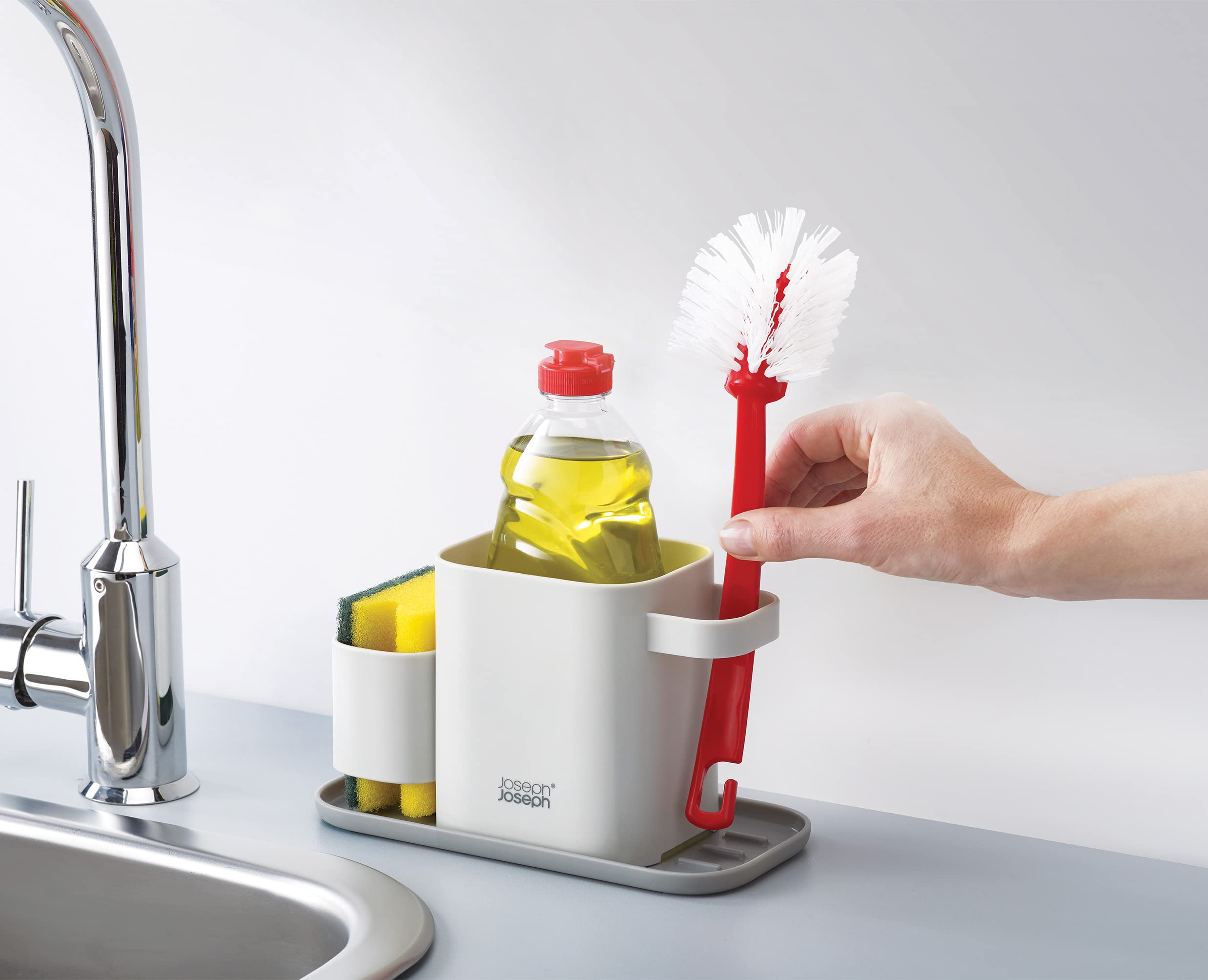joseph-joseph-duo-sp-lbeckenablage-sp-lbecken-caddy-mit-pumpspender-f-r-standard image 5
