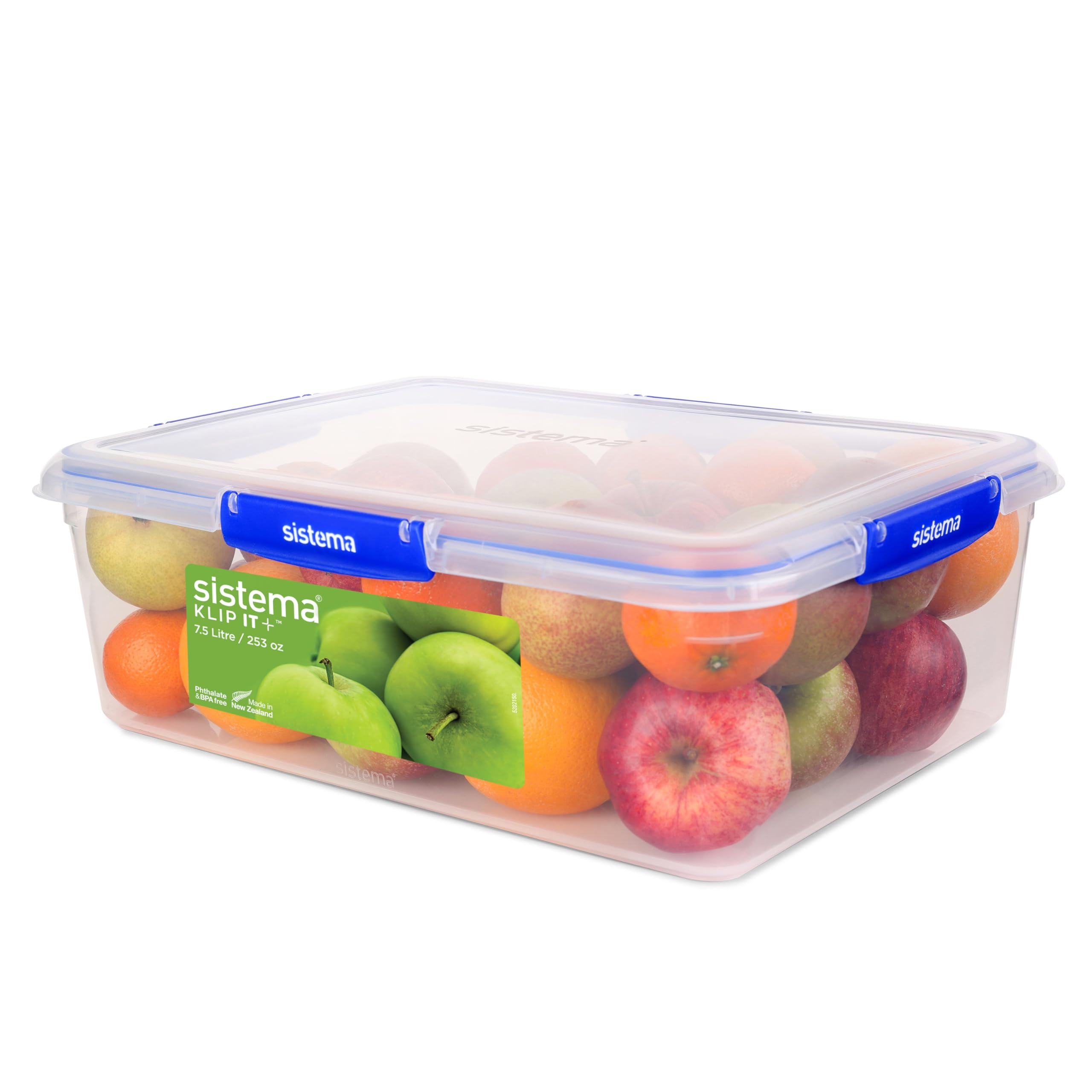 sistema-klip-it-plus-frischhaltedose-7-5-l-rechteckig-luftdichte-stapelbare-vorr image 1