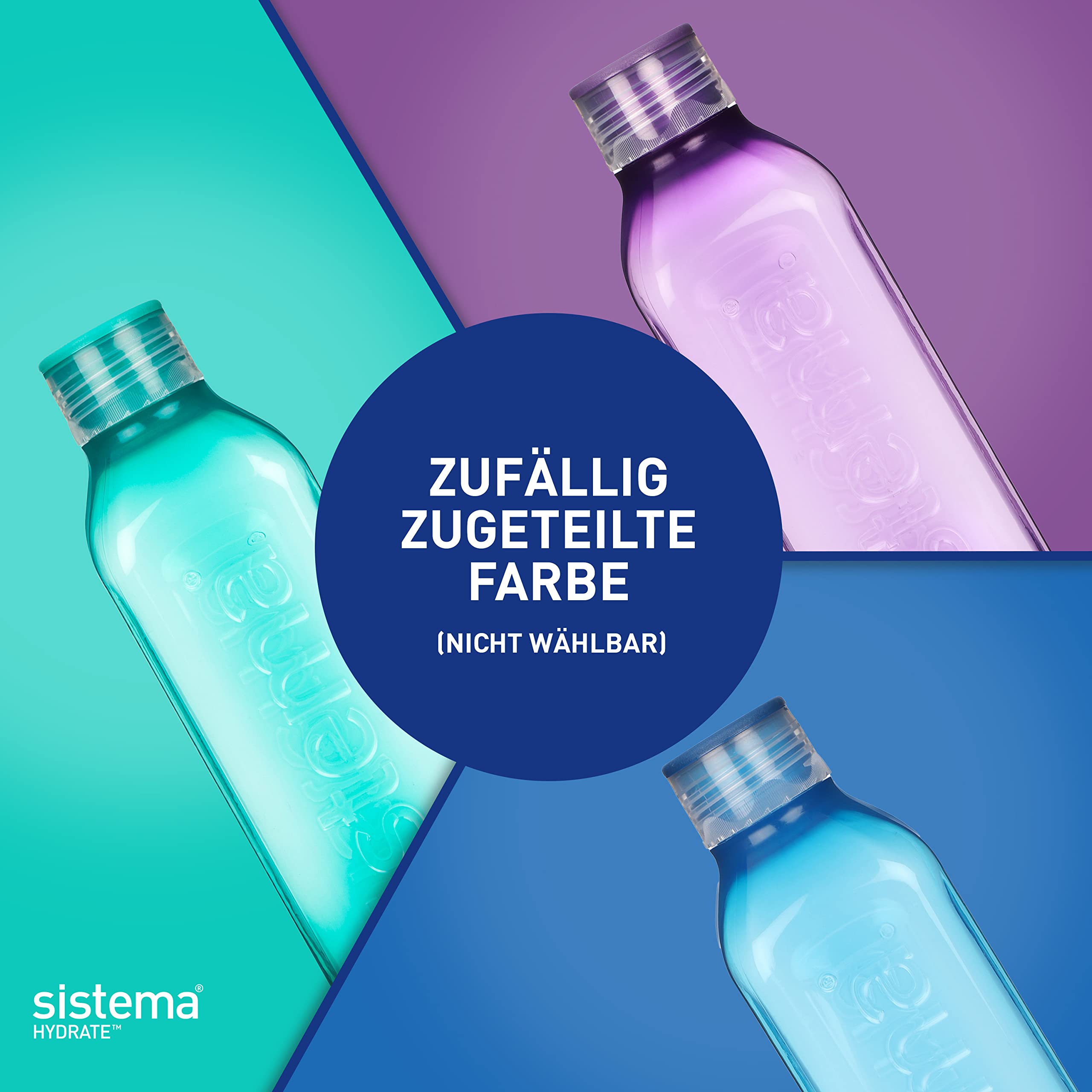 sistema-square-trinkflasche-1-liter-2er-set-bpa-freies-tritan-dichter-schraubdec image 3