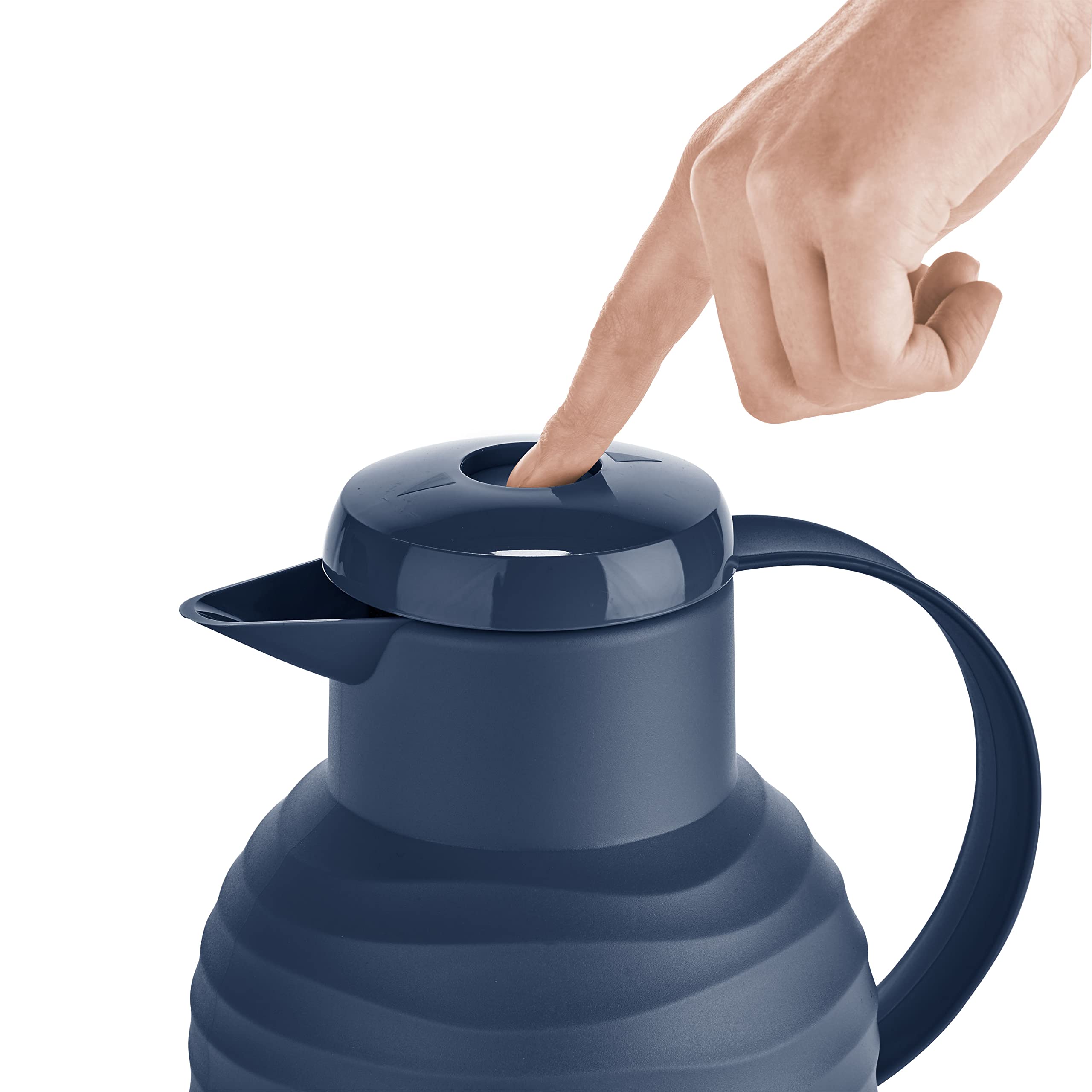 emsa-samba-wave-isolierkanne-1-liter-quick-press-verschluss-glaskolben-12h-hei-2 image 2