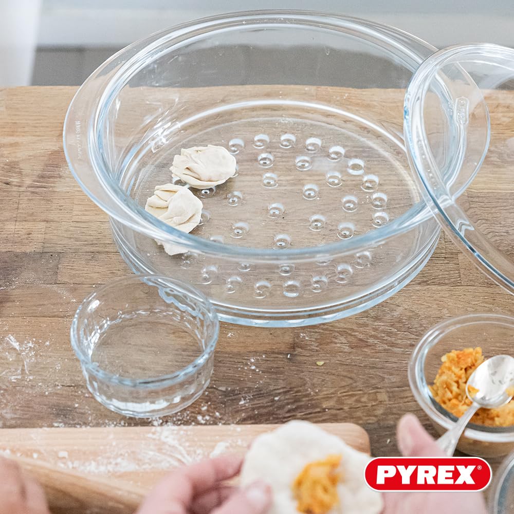 pyrex-dampfkorb-mit-deckel-20-cm-aus-borosilikatglas-f-r-mikrowelle image 7