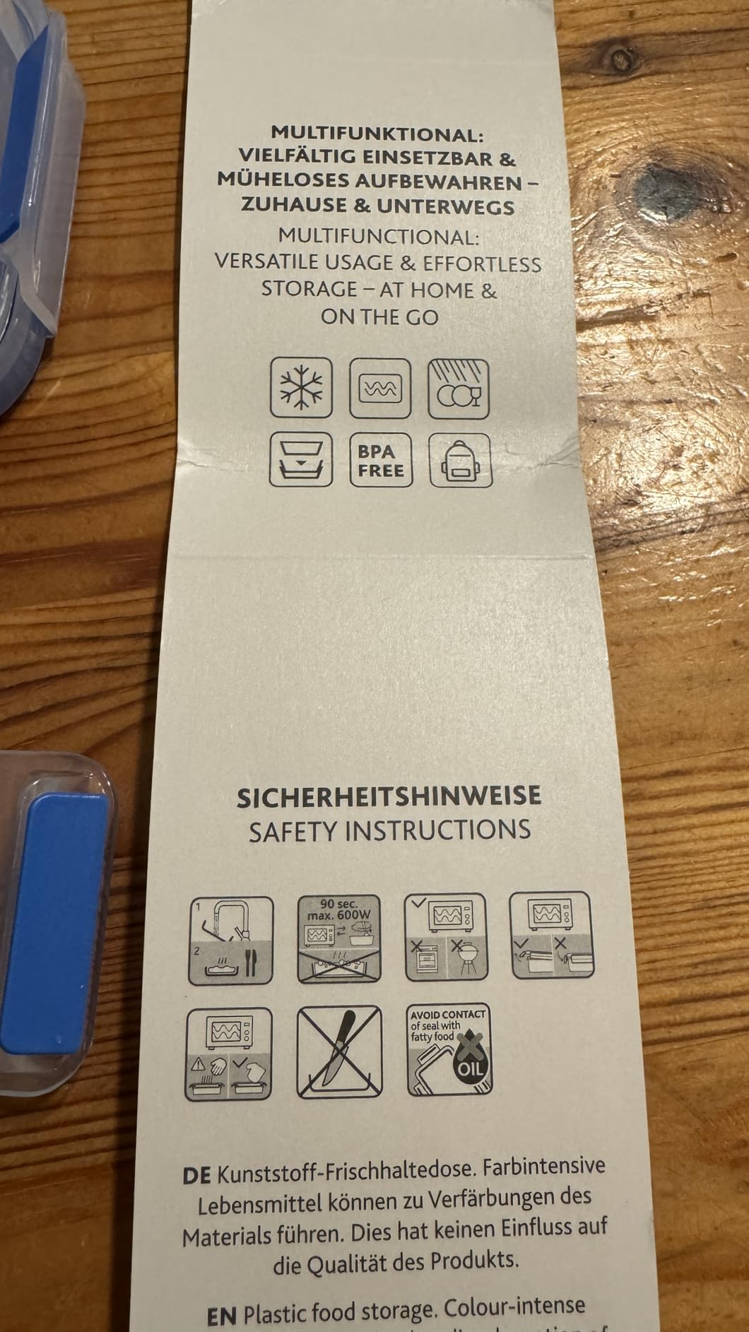 Für die Babynahrung unverzichtbar