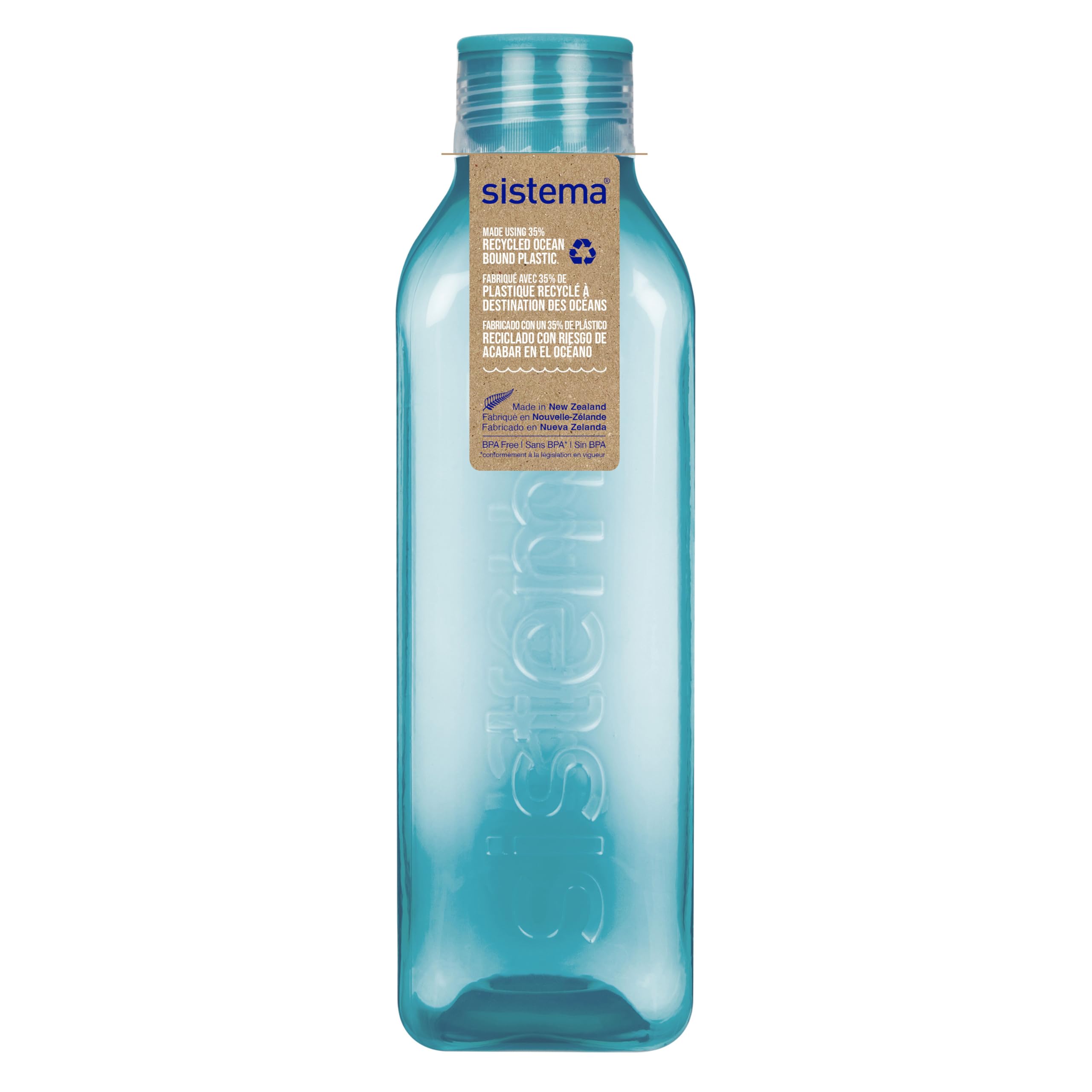sistema-vierkant-trinkflasche-1-liter-auslaufsicher-bpa-freies-tritan-35-ocean-b image 1