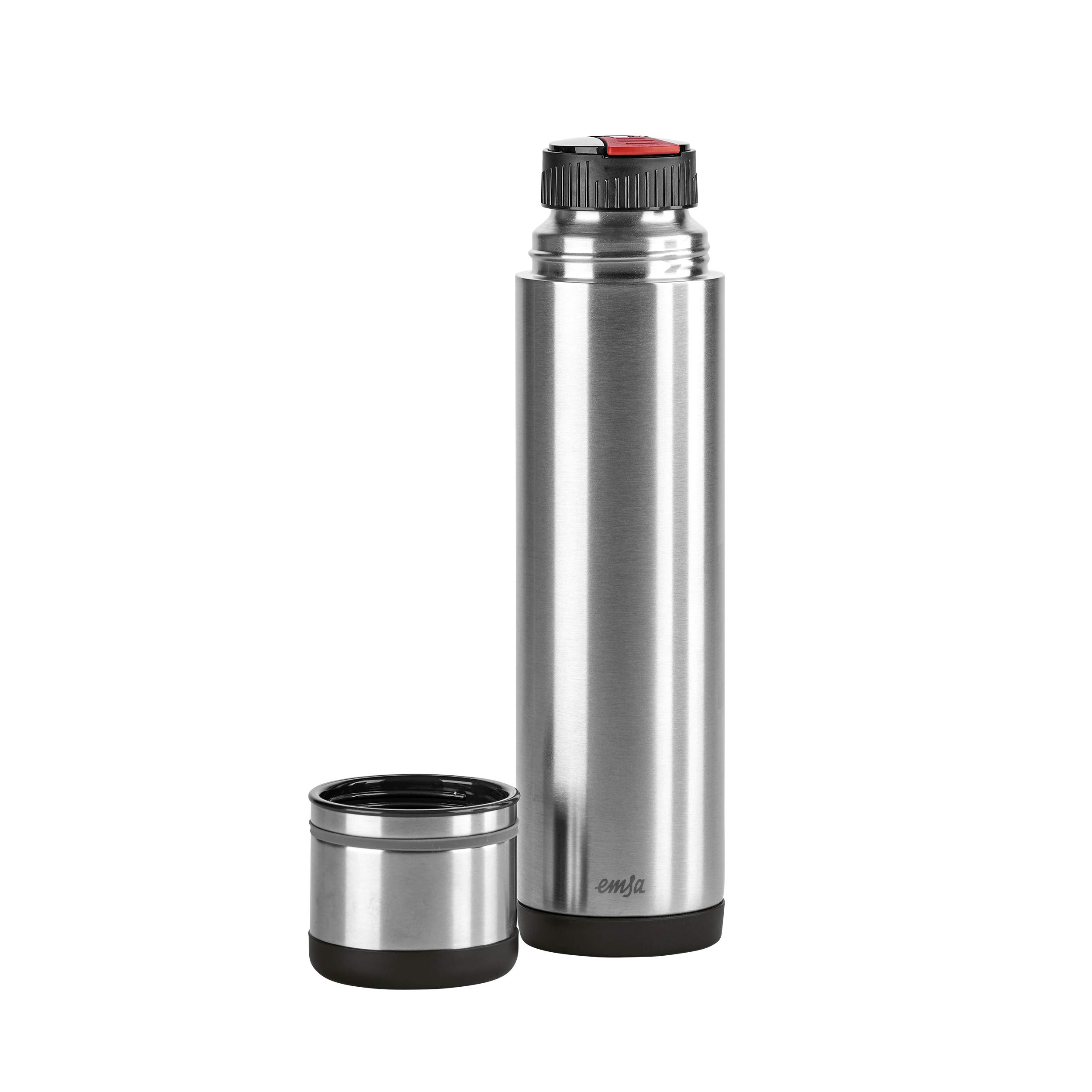 emsa-mobility-isolierflasche-700-ml-mit-safe-loc-pro-verschluss-schwarz-anthrazi image 2