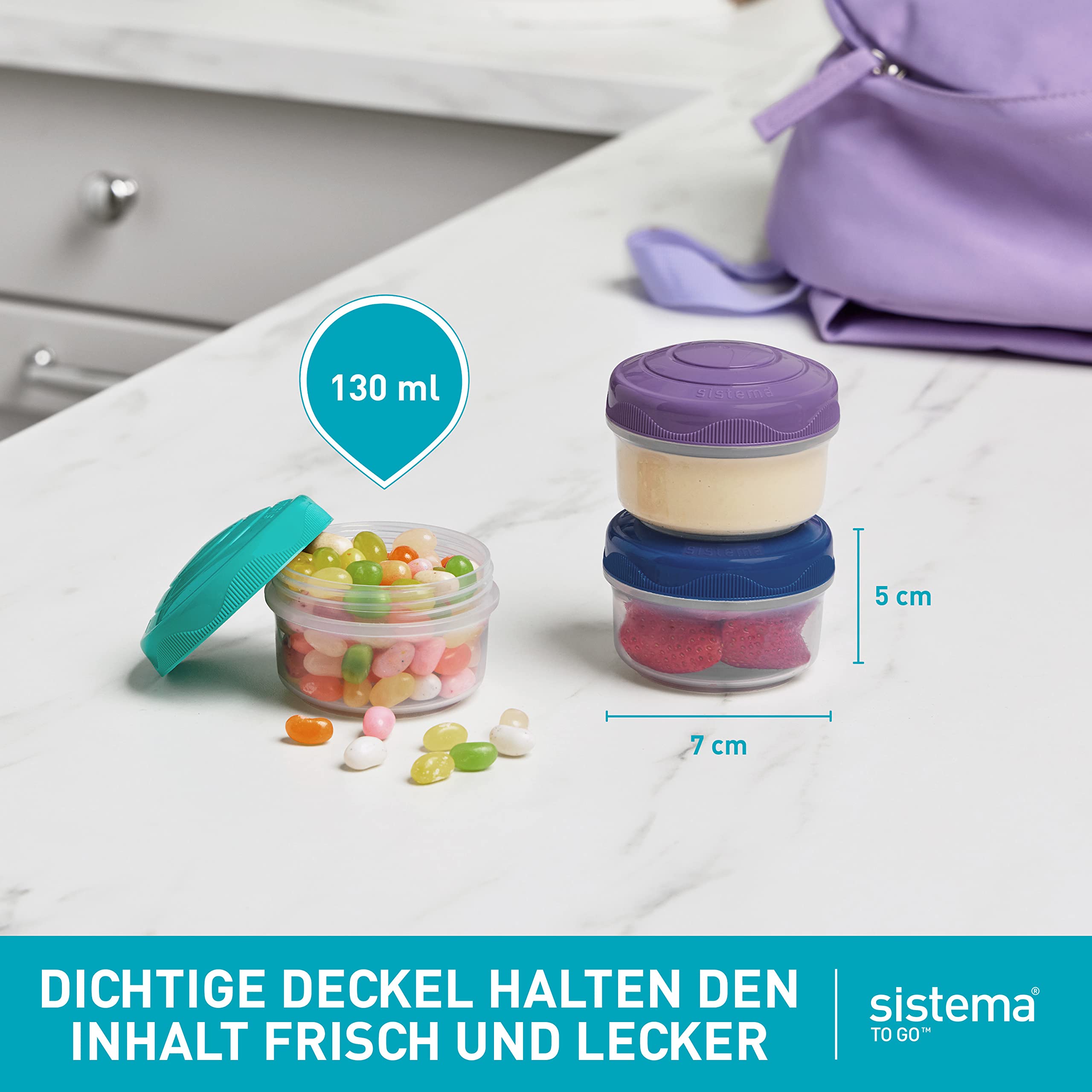sistema-snack-pots-mini-bites-to-go-frischhaltedosen-130-ml-3-st-ck-stapelbare-s image 3