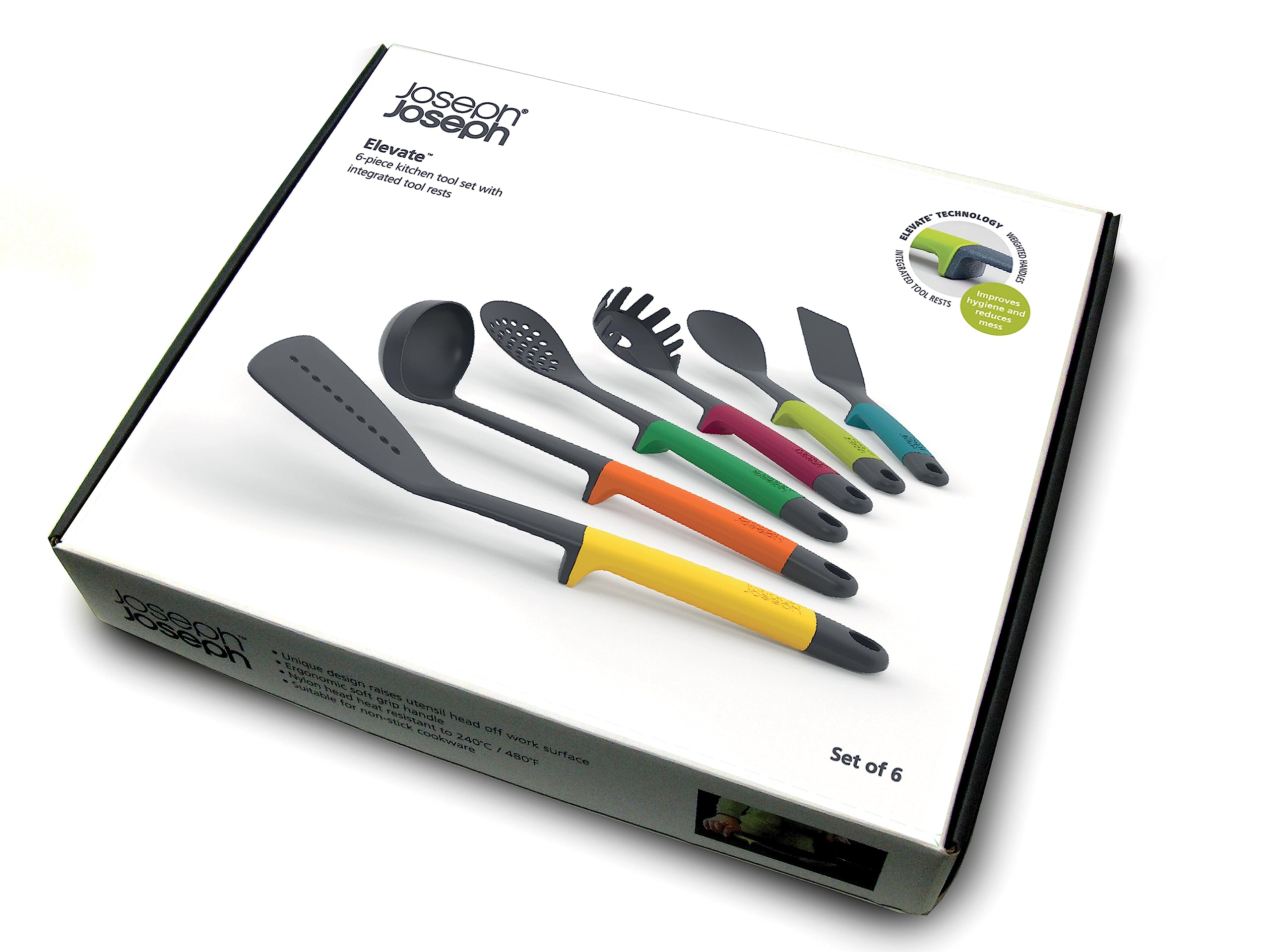 joseph-joseph-elevate-6-teiliges-utensilienset-mit-gewichteten-griffen-nylonk-pf image 8