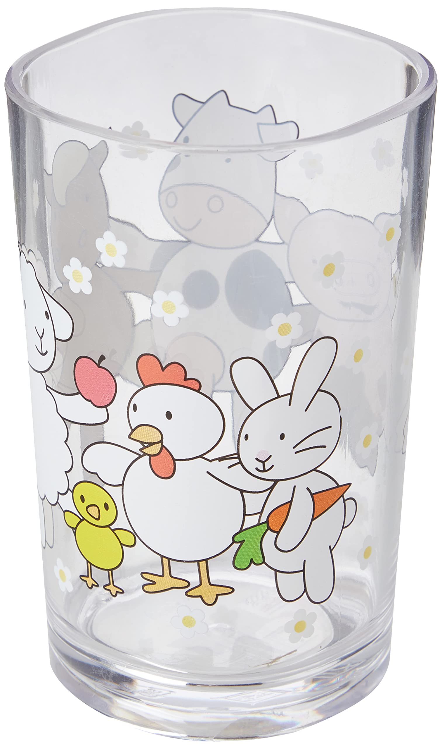 emsa-kindertrinkglas-bauernhof-0-2-l-kinderbecher-san-kunststoff-transparentgr-n image 2