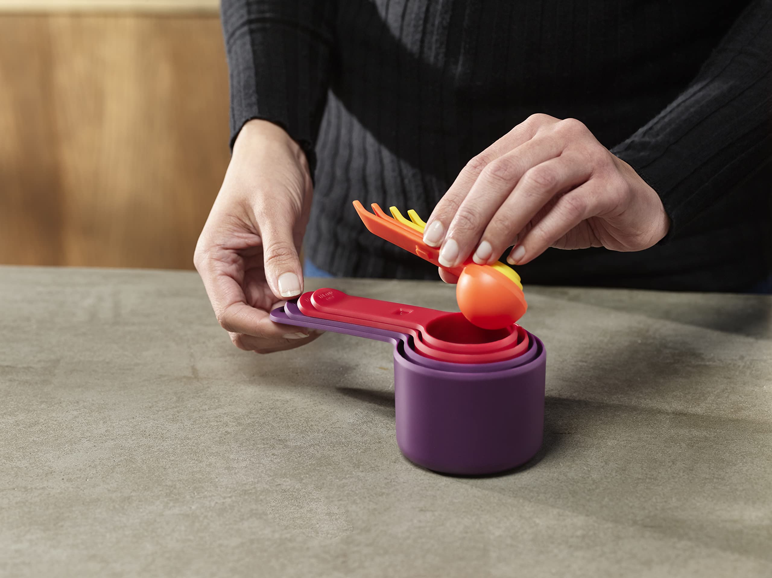 joseph-joseph-nest-measures-messbecher-set-8-teilig-platzsparend-verschachtelbar image 3