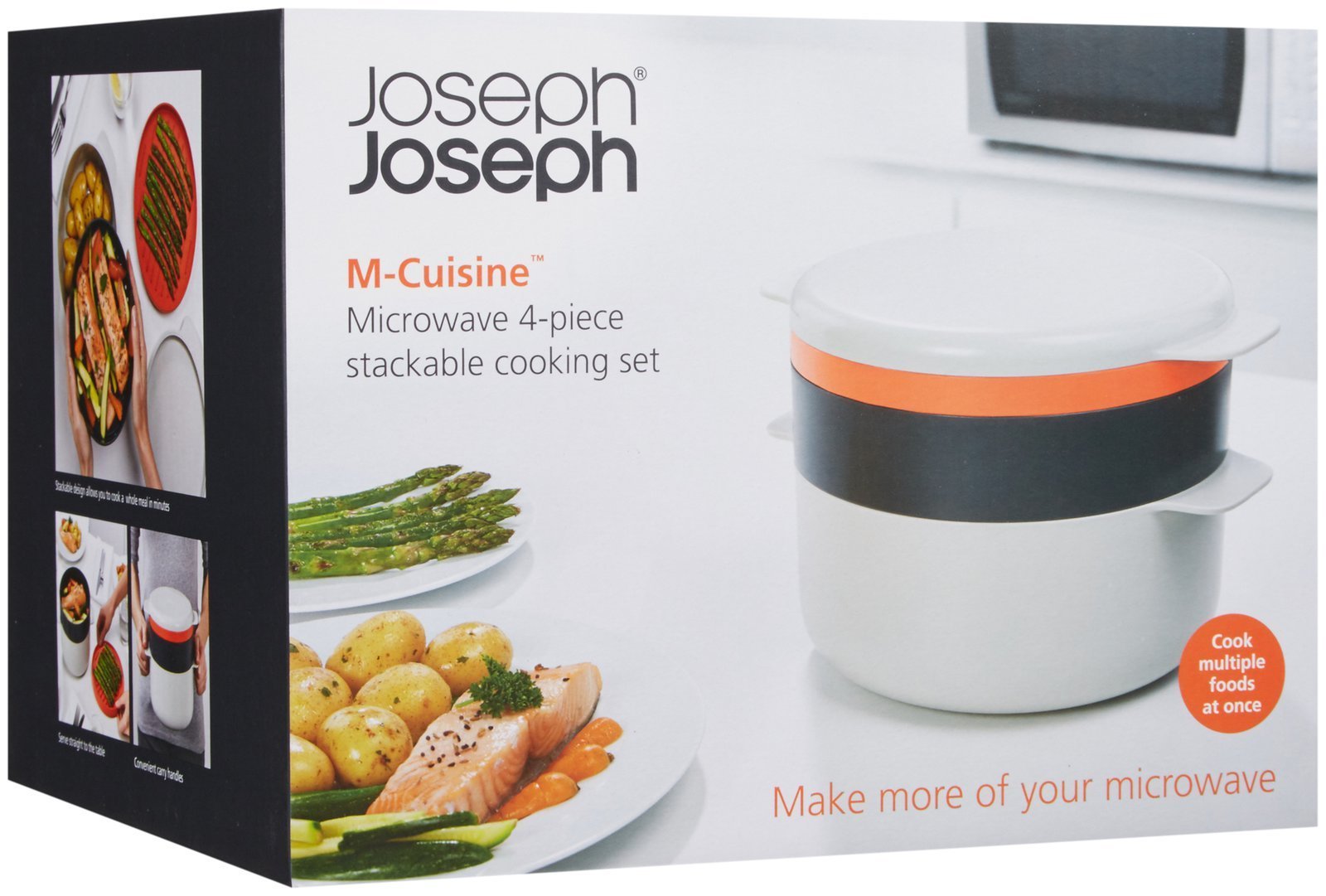 joseph-joseph-m-cuisine-mikrowellen-kochset-stapelbar-4-teilig-kochtopf-d-mpfer- image 4